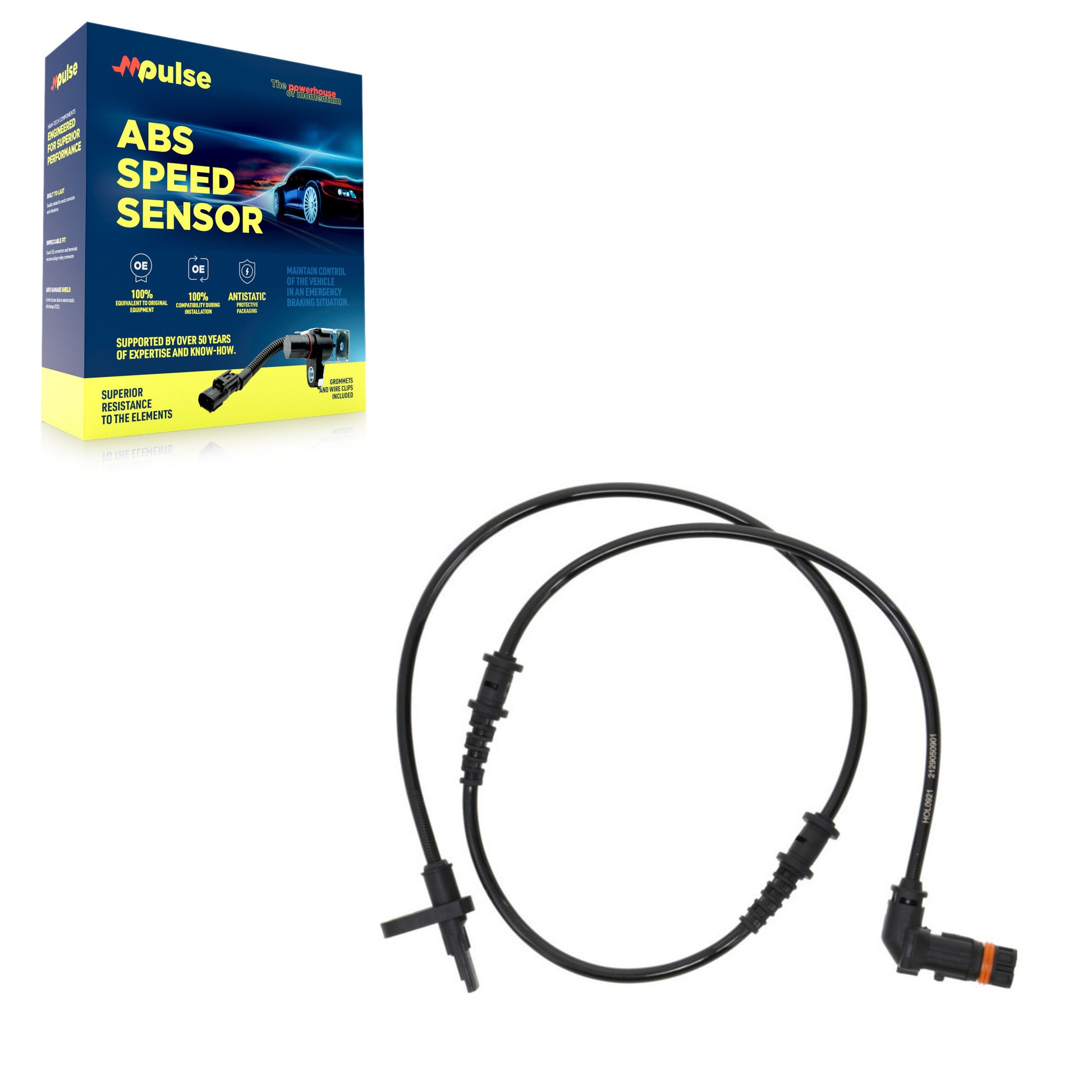 Mpulse SEN-2ABS3038 ABS Wheel Speed Sensor for 2010-2017 Mercedes-Benz E400, Mercedes-Benz CLS400, Mercedes-Benz CLS63 AMG - Front, Front Right, Rear