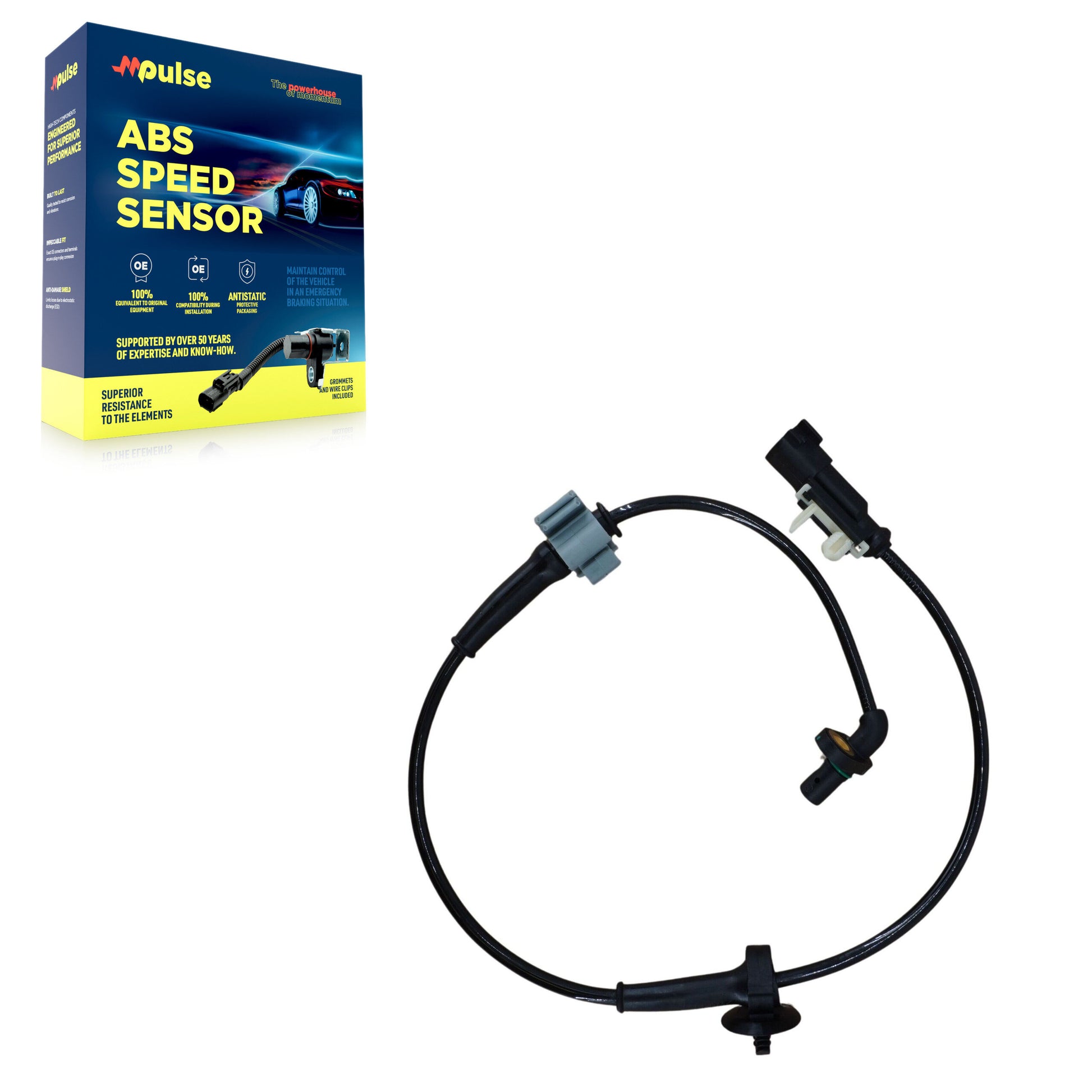 Mpulse SEN-2ABS3105 ABS Wheel Speed Sensor for 2014-2020 Chevrolet Silverado 1500 LD, Chevrolet Suburban, GMC Sierra 1500 Limited - Front, Rear