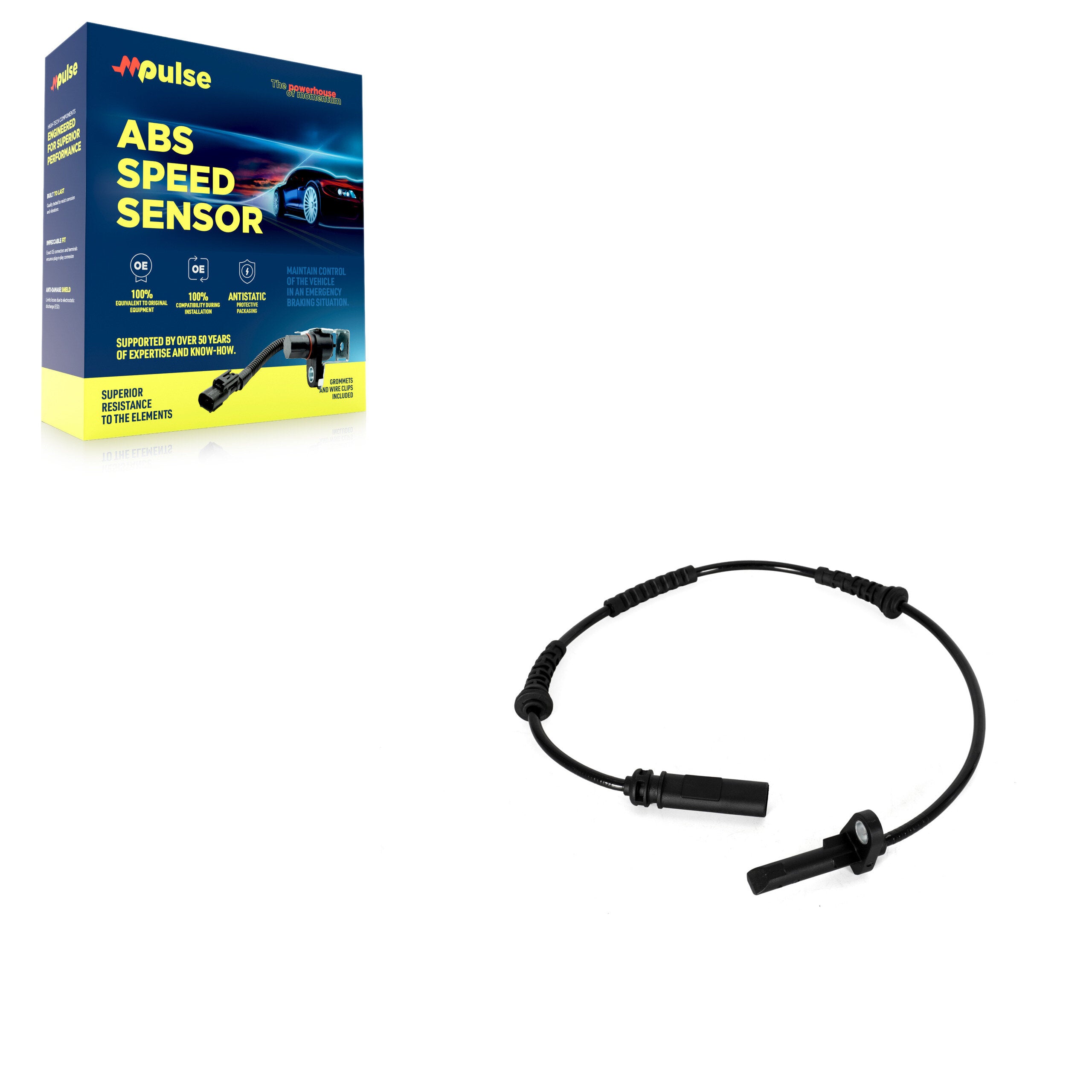 Mpulse SEN-2ABS3107 ABS Wheel Speed Sensor for 2014-2023 Mini Cooper, Mini Cooper Clubman, Mini Cooper Countryman - Rear