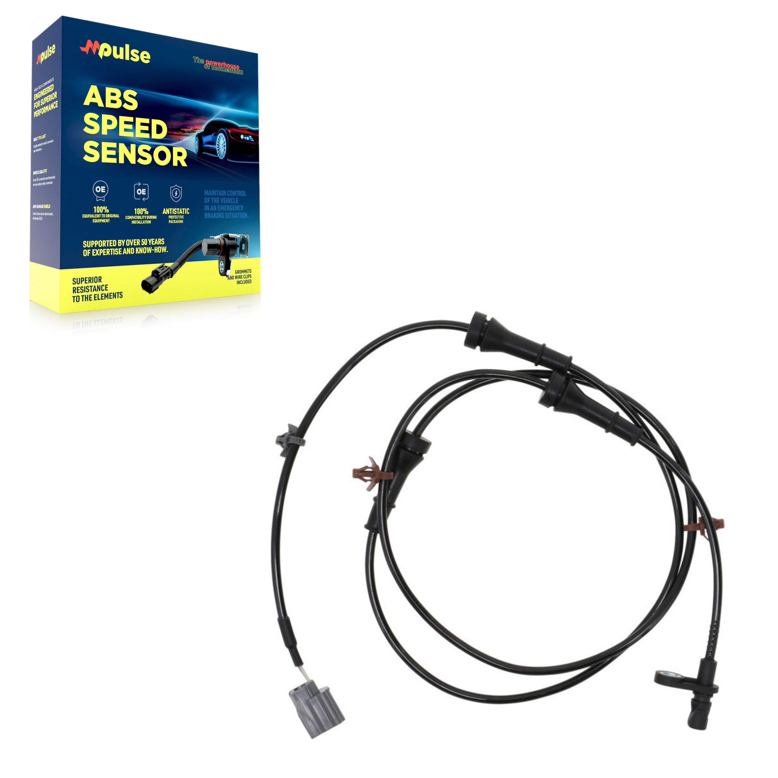 Mpulse SEN-2ABS3117 ABS Wheel Speed Sensor for 2013-2021 Nissan NV200, Chevrolet City Express - Rear Left