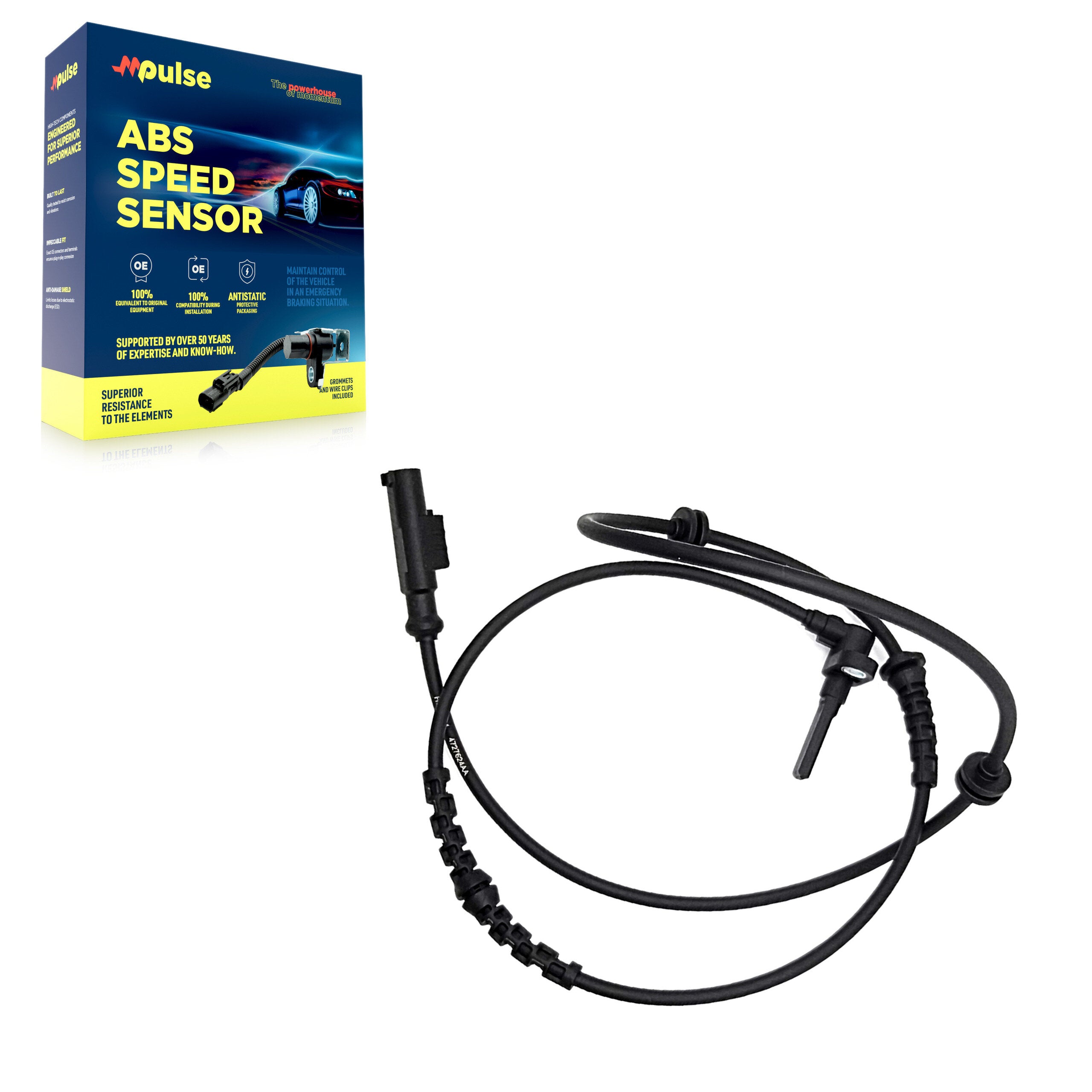 Mpulse SEN-2ABS3118 ABS Wheel Speed Sensor for 2014-2026 Ram ProMaster EV, Ram ProMaster 1500, Ram ProMaster 2500 - Front