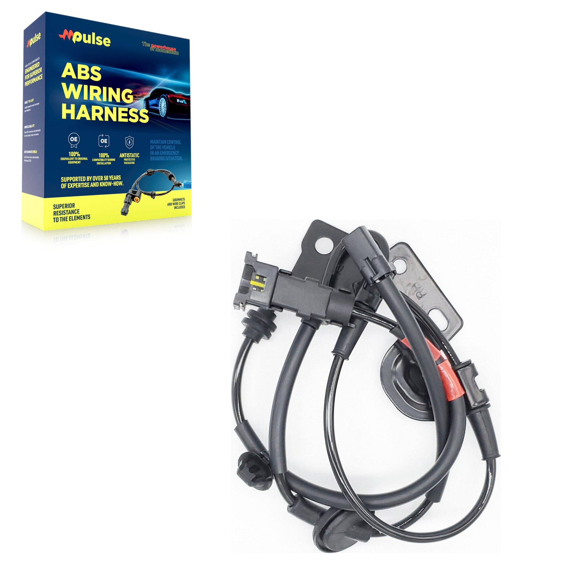 Mpulse SEN-2ABS3158 ABS Wheel Speed Sensor Wiring Harness for 2015-2019 Kia Optima, Hyundai Sonata - Rear Right