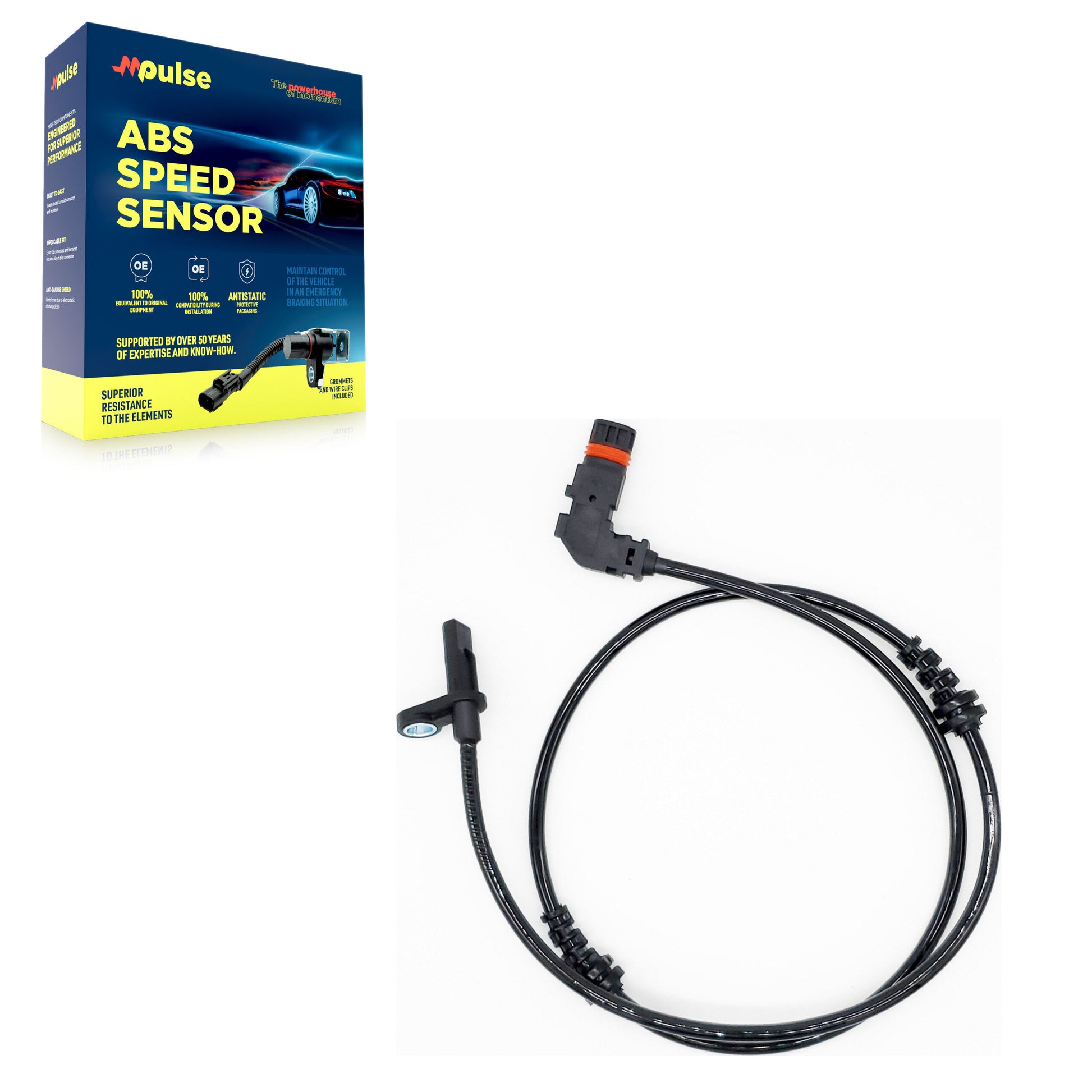 Mpulse SEN-2ABS3185 ABS Wheel Speed Sensor for 2012-2015 Mercedes-Benz GLK350, Mercedes-Benz C300, Mercedes-Benz GLK250 - Front