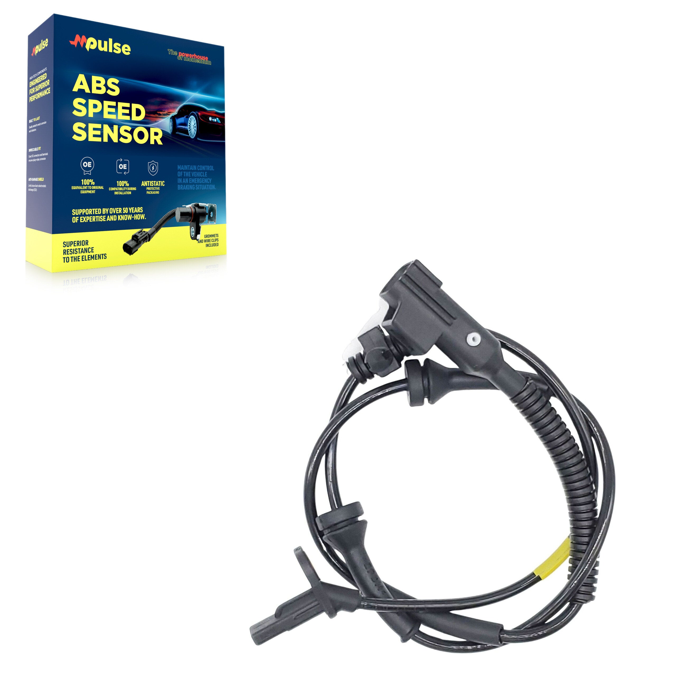 Mpulse SEN-2ABS3197 ABS Wheel Speed Sensor for 2012-2020 Land Rover Discovery Sport, Land Rover Range Rover Evoque - Front