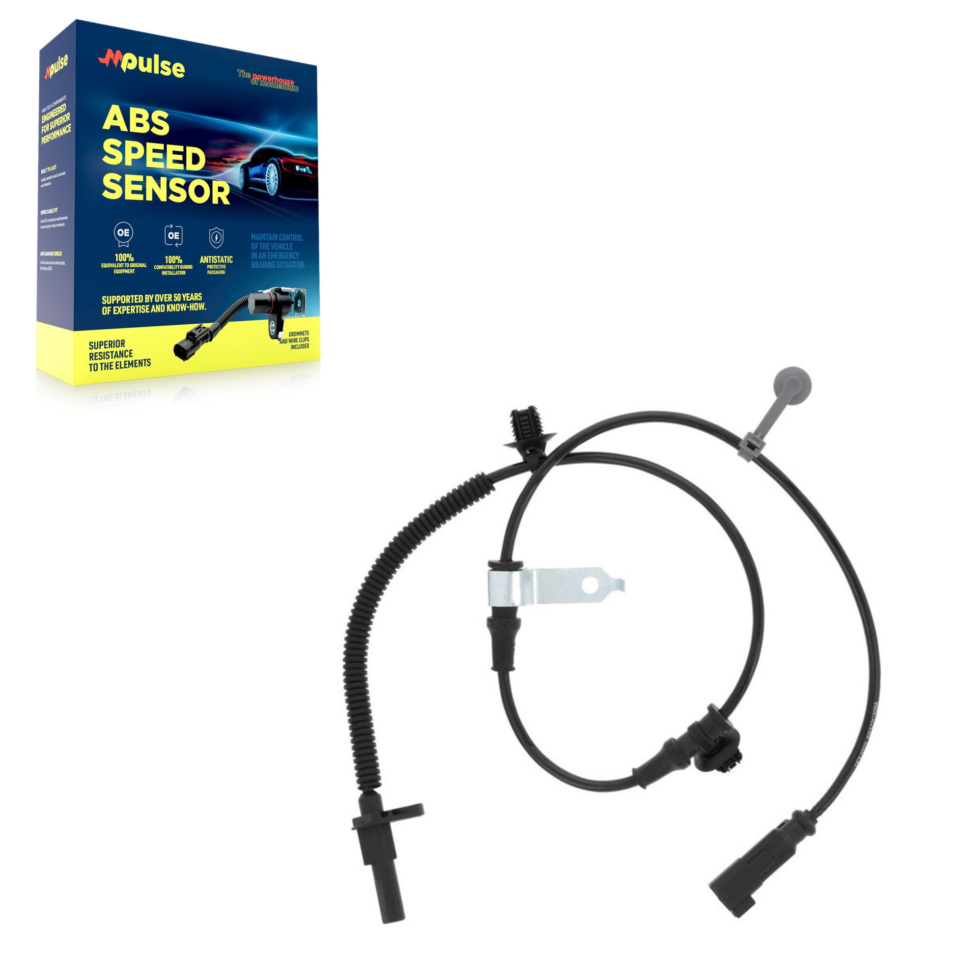 Mpulse SEN-2ABS3205 ABS Wheel Speed Sensor for 2015-2023 Ford Mustang - Front Left