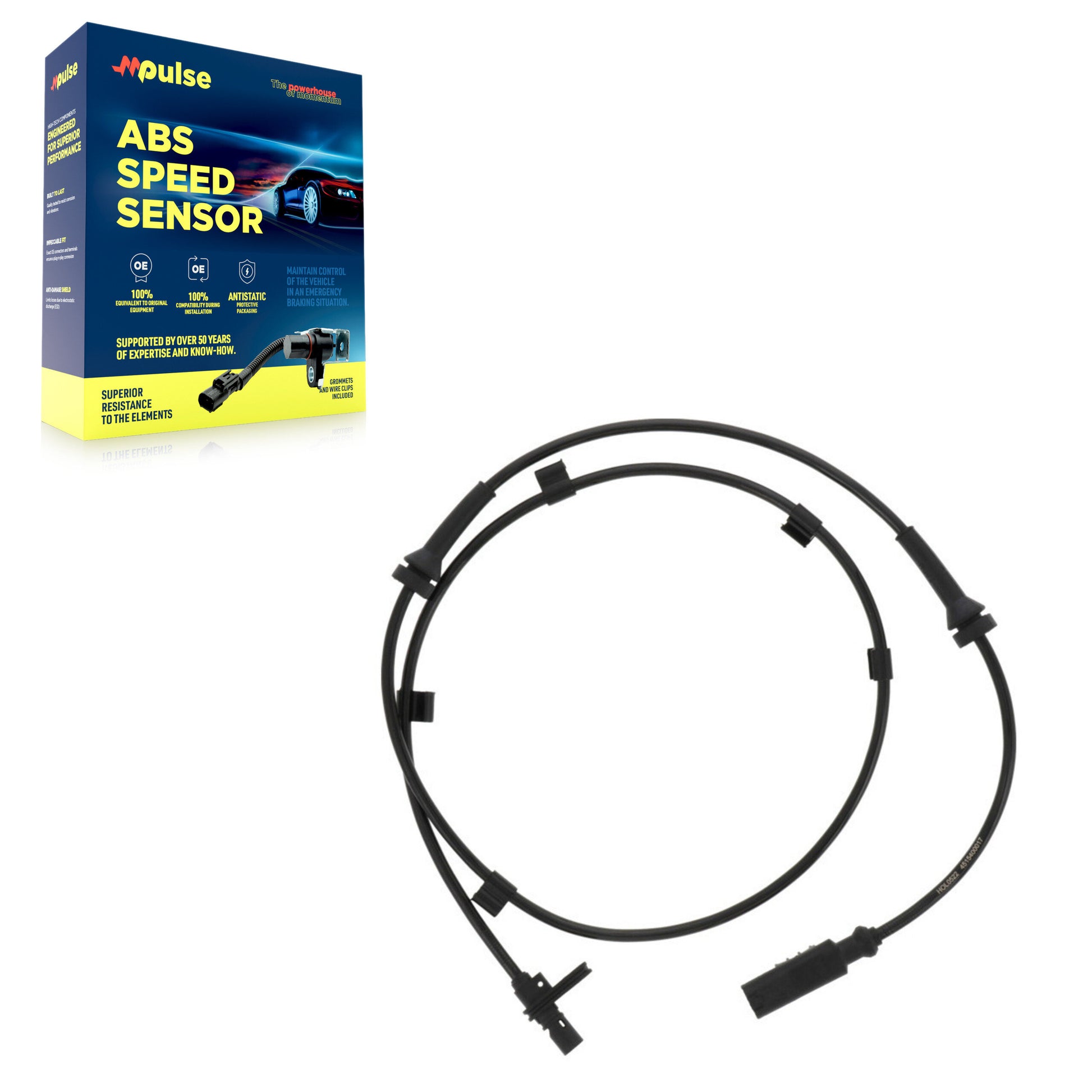 Mpulse SEN-2ABS3219 ABS Wheel Speed Sensor for 2008-2016 Smart Fortwo - Rear Left