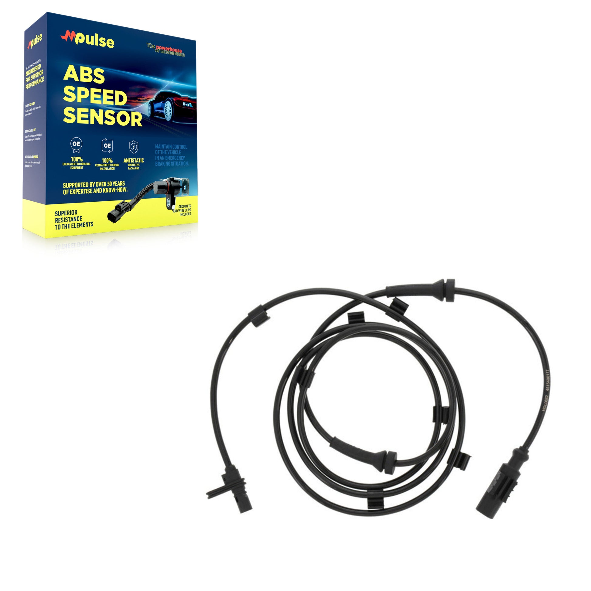 Mpulse SEN-2ABS3220 ABS Wheel Speed Sensor for 2008-2016 Smart Fortwo - Rear Right