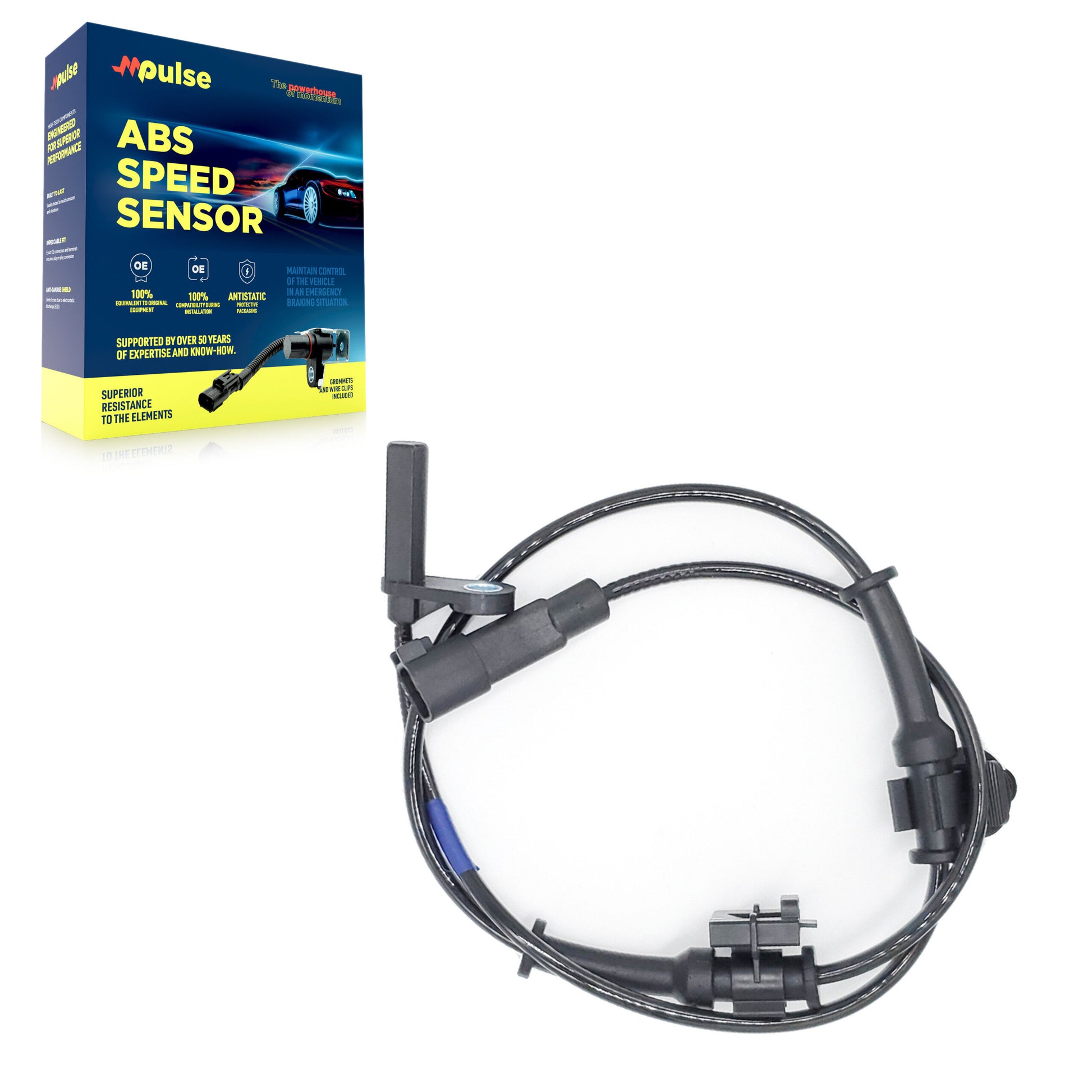 Mpulse SEN-2ABS3228 ABS Wheel Speed Sensor for 2015-2022 Dodge Charger, Chrysler 300, Dodge Challenger - Front