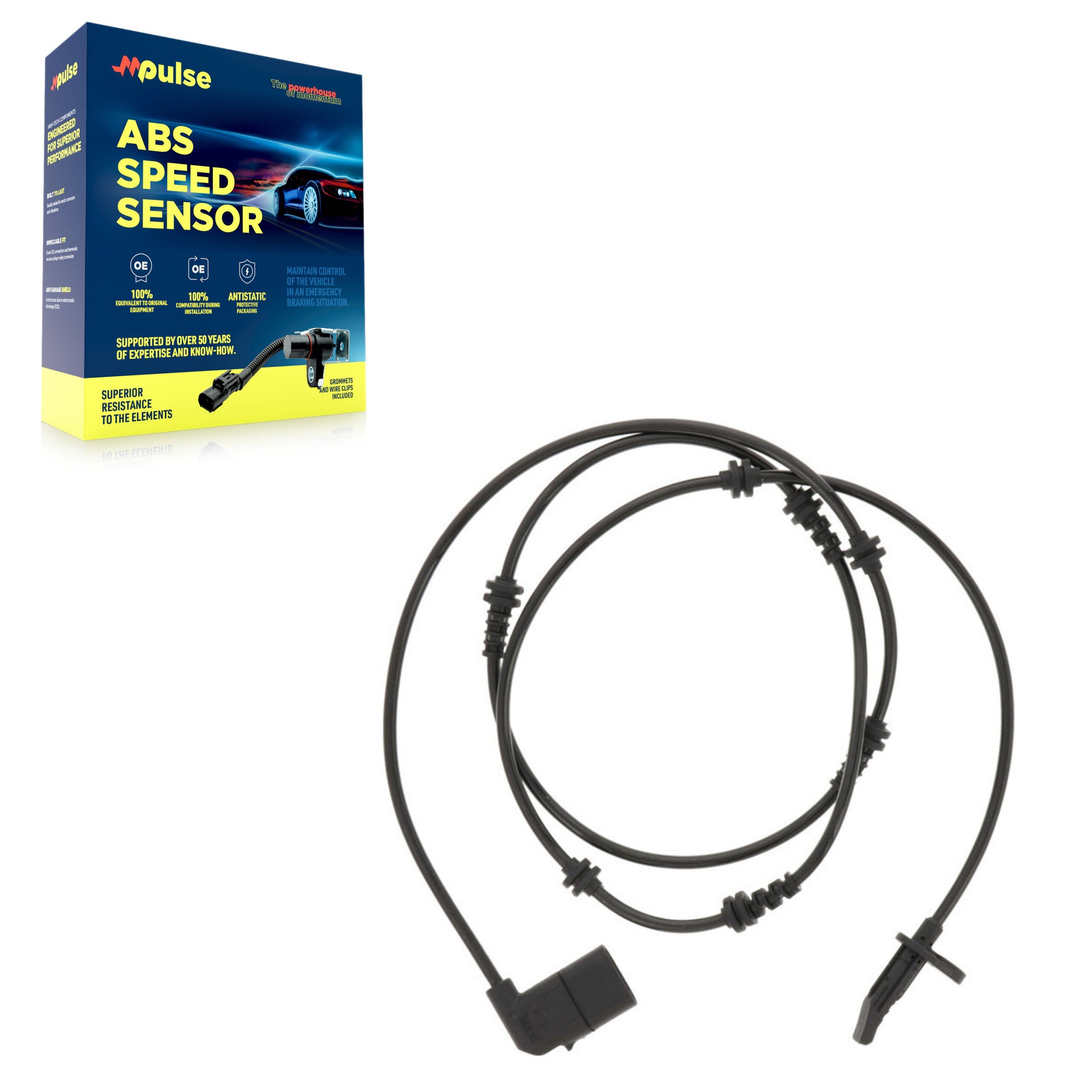 Mpulse SEN-2ABS3245 ABS Wheel Speed Sensor for 2017-2021 Mercedes-Benz S560, Mercedes-Benz S63 AMG, Mercedes-Benz Maybach S560 - Front, Front Left