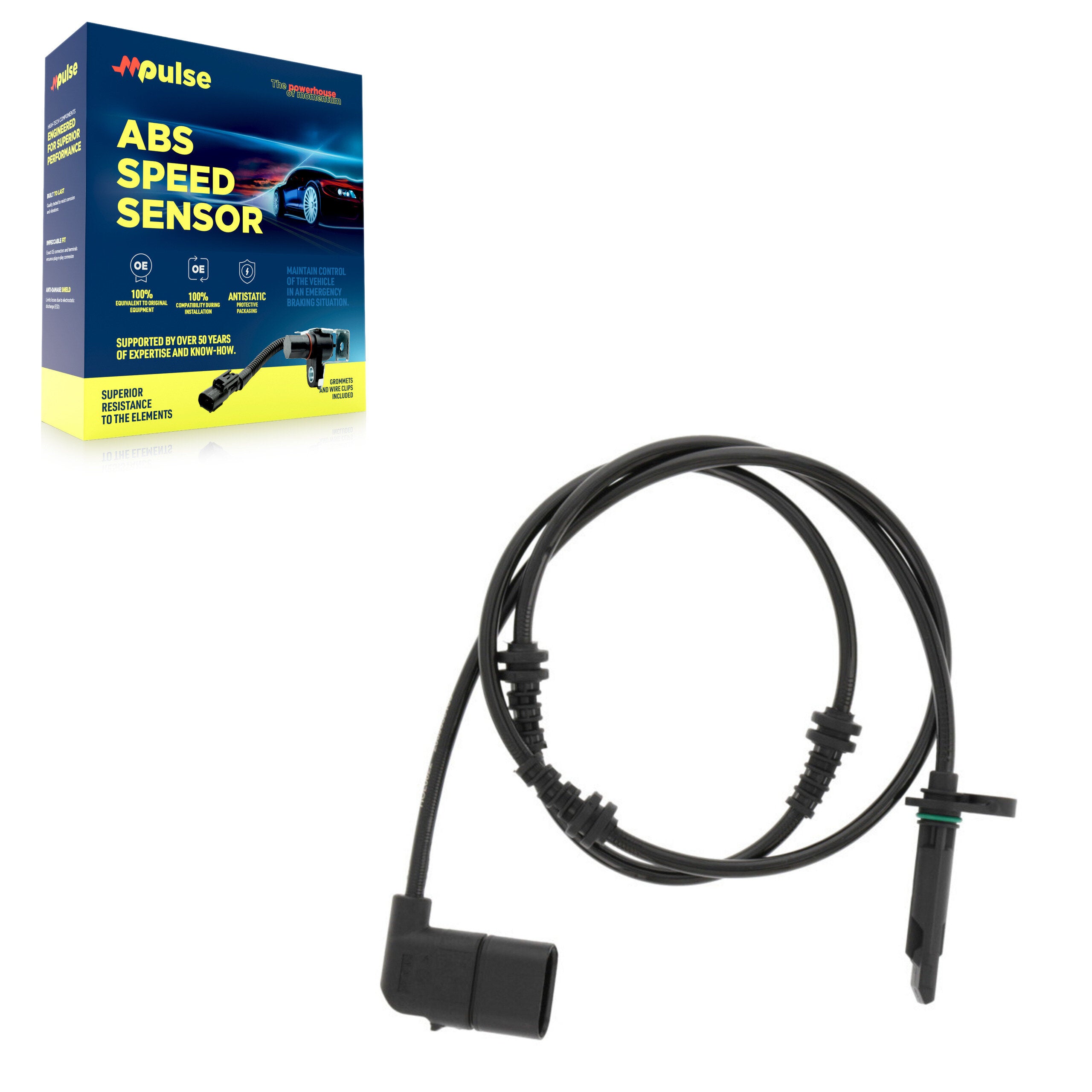 Mpulse SEN-2ABS3246 ABS Wheel Speed Sensor for 2015-2023 Mercedes-Benz C300, Mercedes-Benz C180, Mercedes-Benz C200 - Front Left, Rear