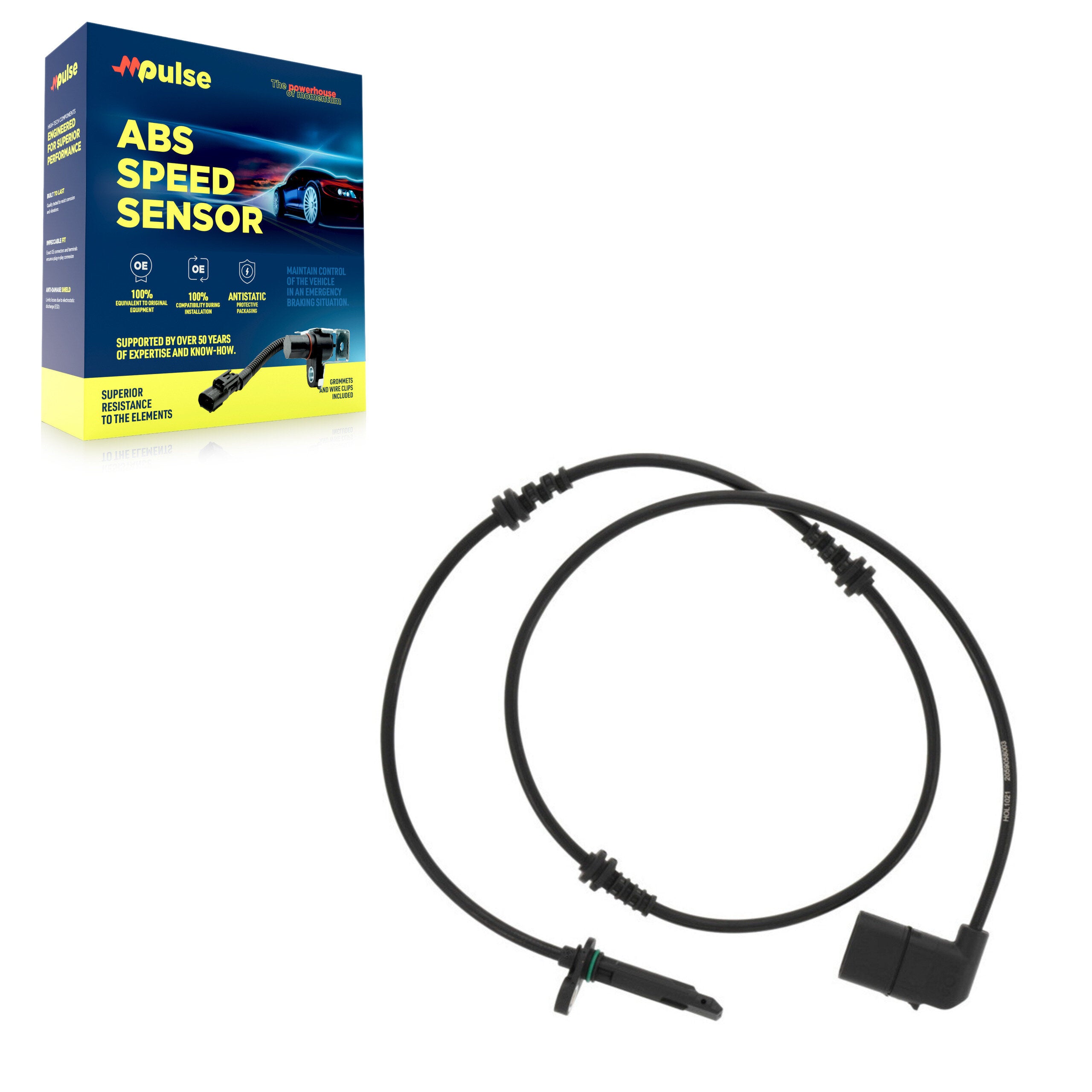 Mpulse SEN-2ABS3247 ABS Wheel Speed Sensor for 2015-2023 Mercedes-Benz C300, Mercedes-Benz C180, Mercedes-Benz C200 - Front Right, Front