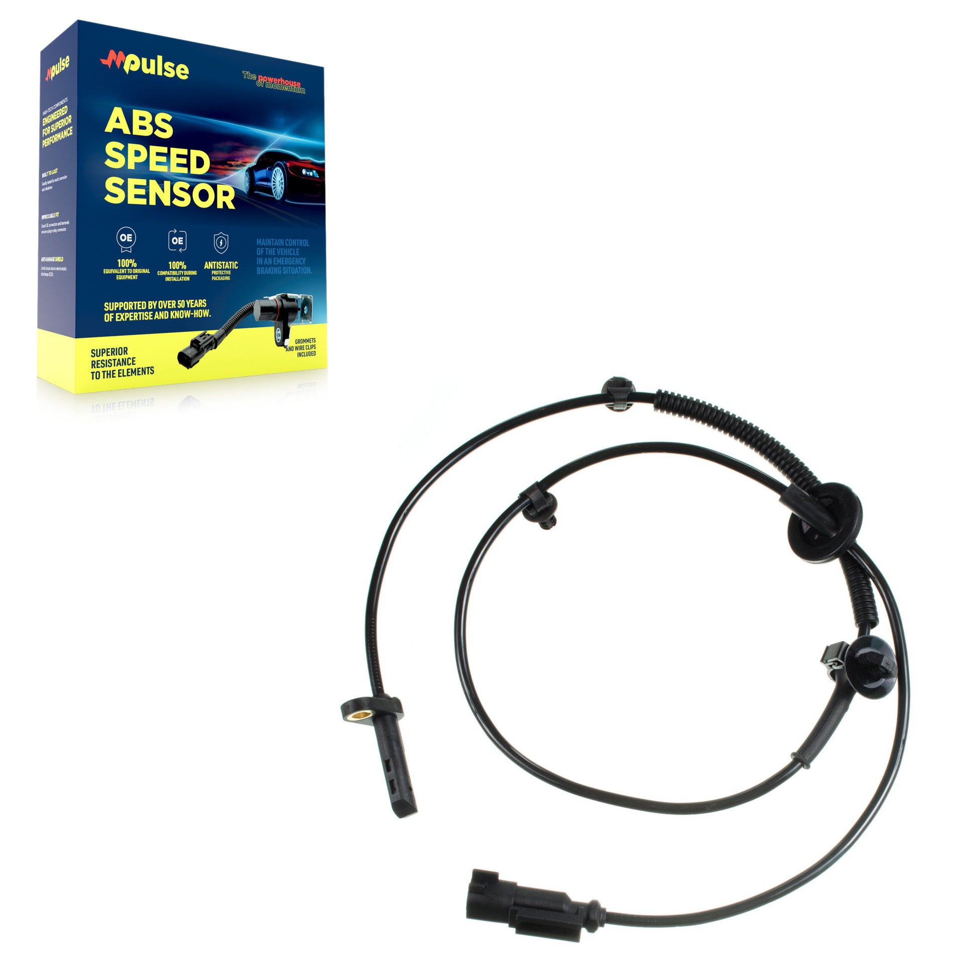 Mpulse SEN-2ABS3255 ABS Wheel Speed Sensor for 2007-2017 GMC Acadia Limited, Chevrolet Traverse, Buick Enclave - Front
