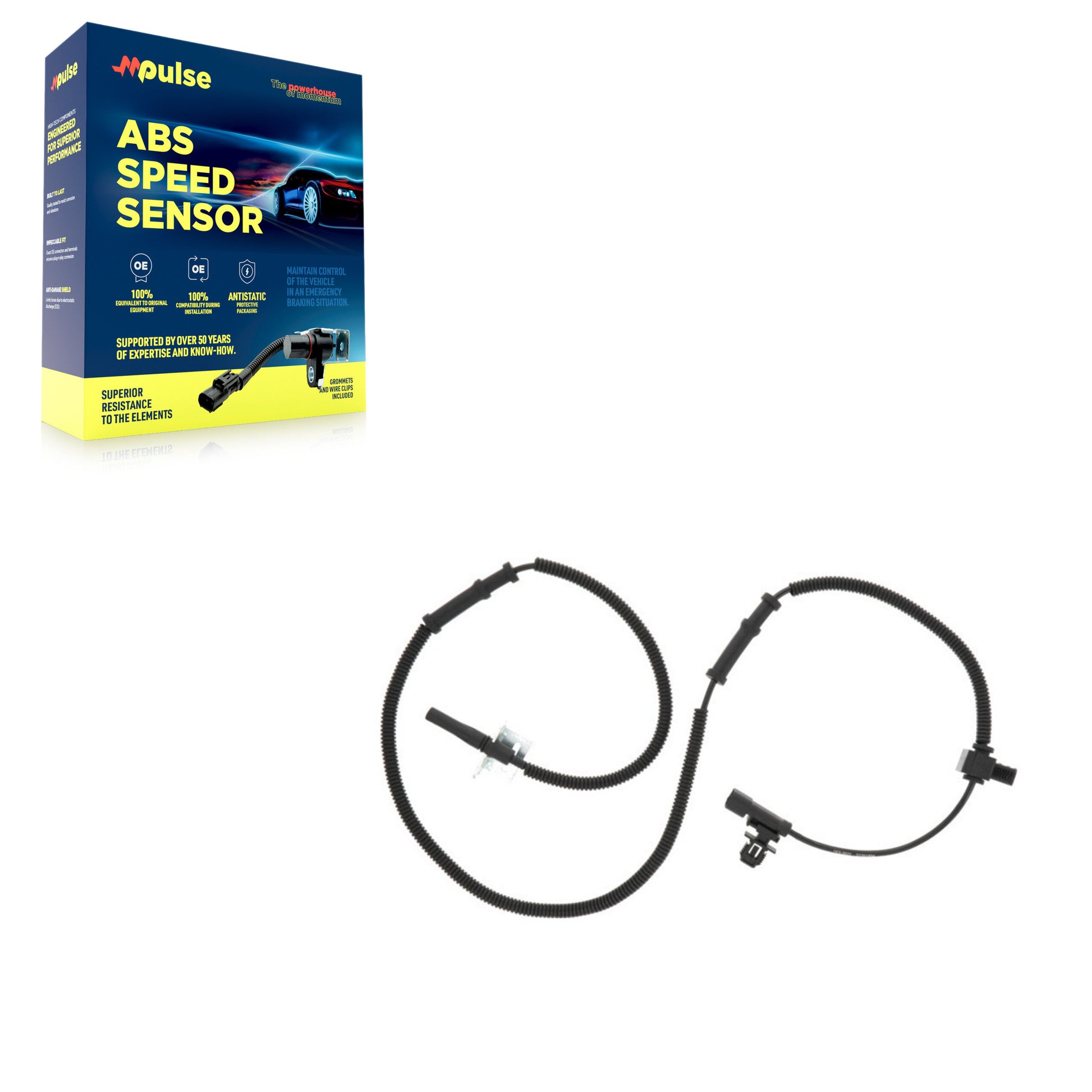 Mpulse SEN-2ABS3340 ABS Wheel Speed Sensor for 2015-2017 Chevrolet Silverado 3500 HD, Chevrolet Suburban 3500 HD, GMC Sierra 3500 HD - Rear Right
