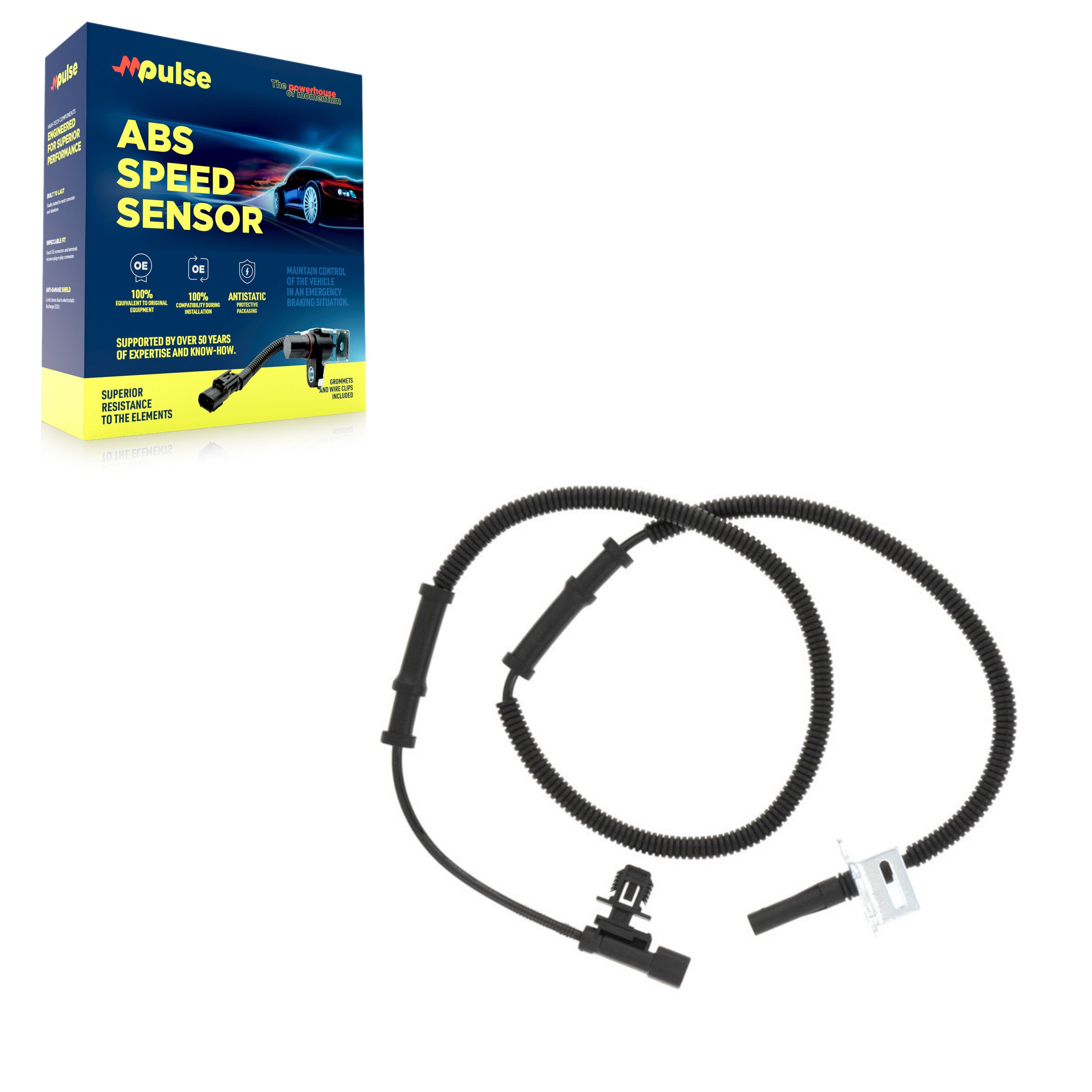Mpulse SEN-2ABS3341 ABS Wheel Speed Sensor for 2015-2017 Chevrolet Silverado 3500 HD, Chevrolet Suburban 3500 HD, GMC Sierra 3500 HD - Rear Left