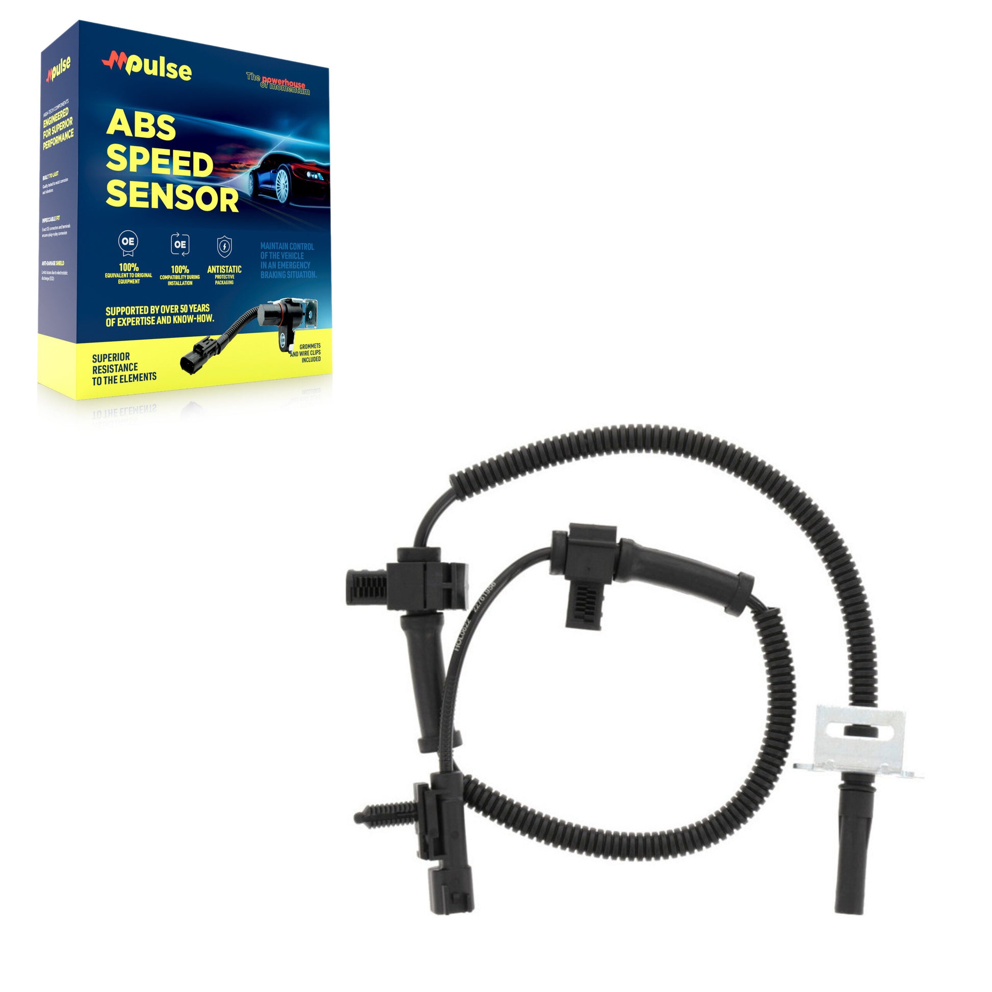 Mpulse SEN-2ABS3342 ABS Wheel Speed Sensor for 2015-2017 Chevrolet Silverado 3500 HD, GMC Sierra 3500 HD - Rear Left