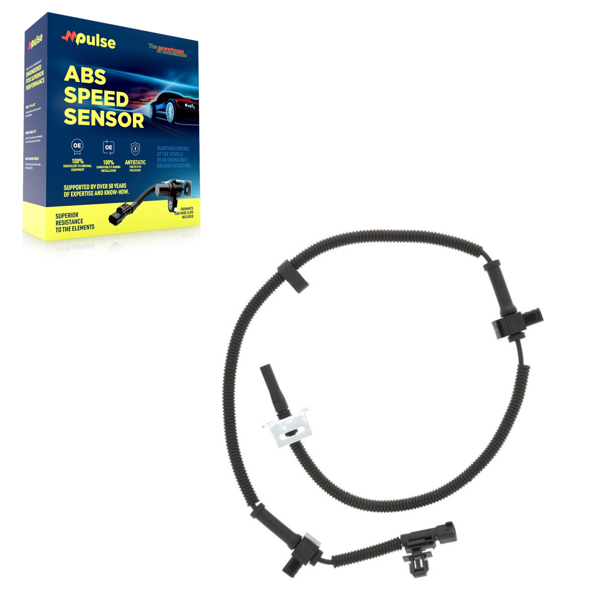 Mpulse SEN-2ABS3343 ABS Wheel Speed Sensor for 2015-2017 Chevrolet Silverado 3500 HD, GMC Sierra 3500 HD - Rear Right