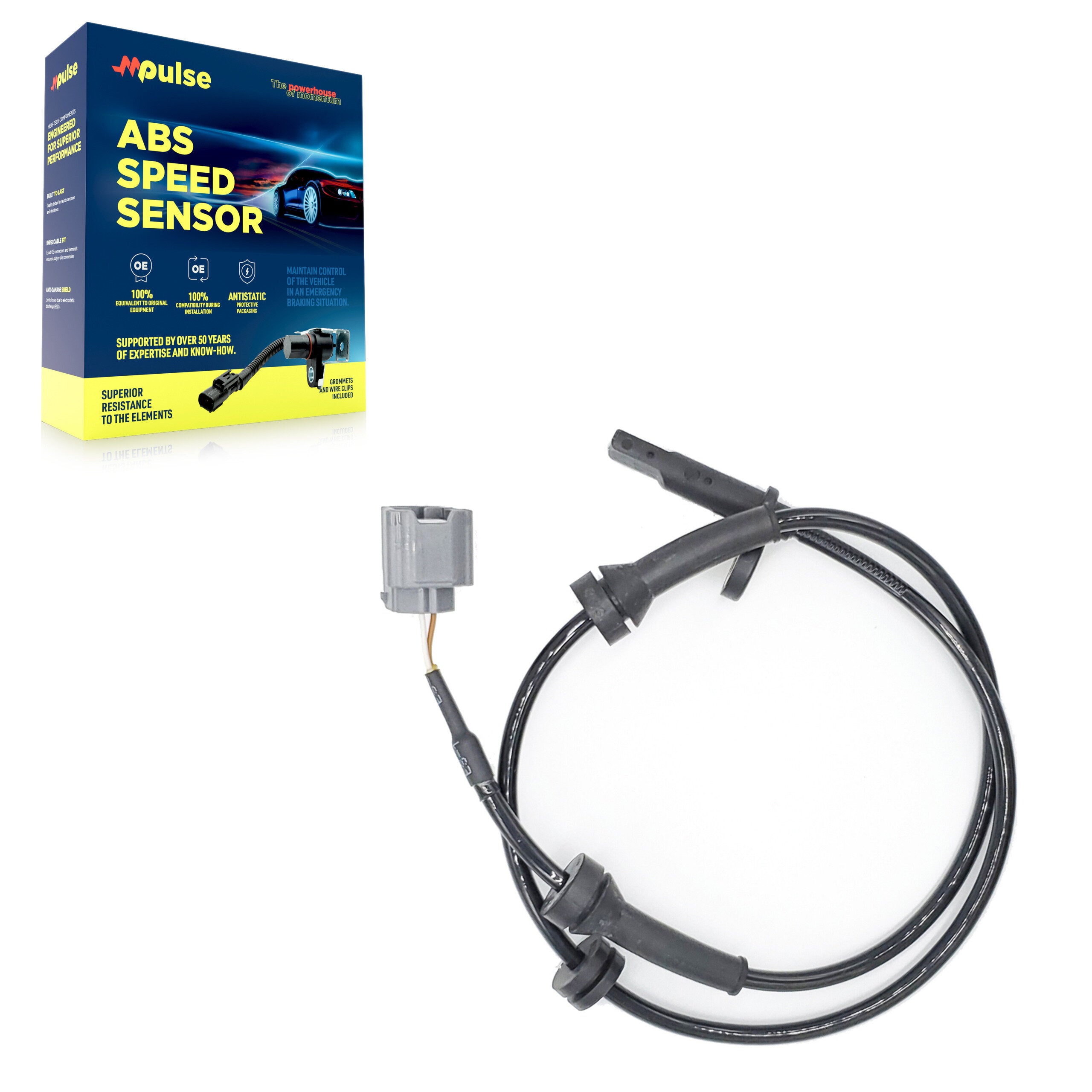 Mpulse SEN-2ABS3481 ABS Wheel Speed Sensor for 2014-2020 Nissan Rogue, Renault Koleos, Nissan X-Trail - Front, Front Right