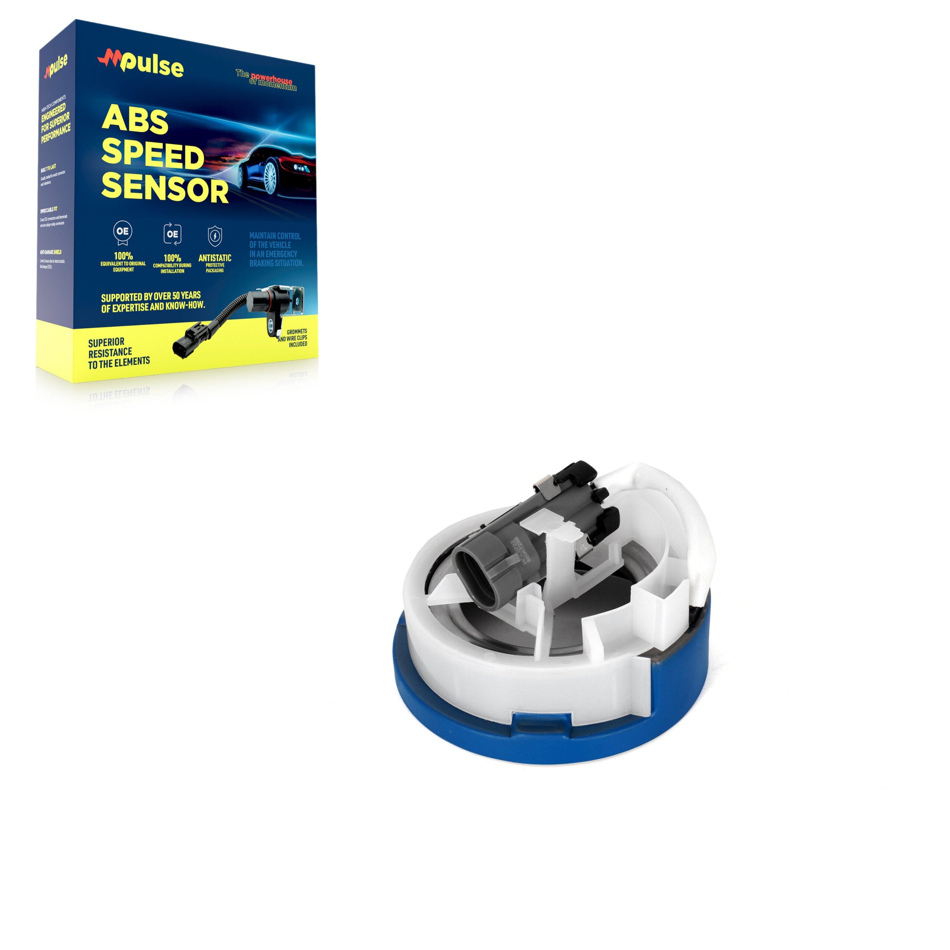 Mpulse SEN-2ABS3569 ABS Wheel Speed Sensor for 1997-2008 Chevrolet Corvette, Cadillac XLR - Rear