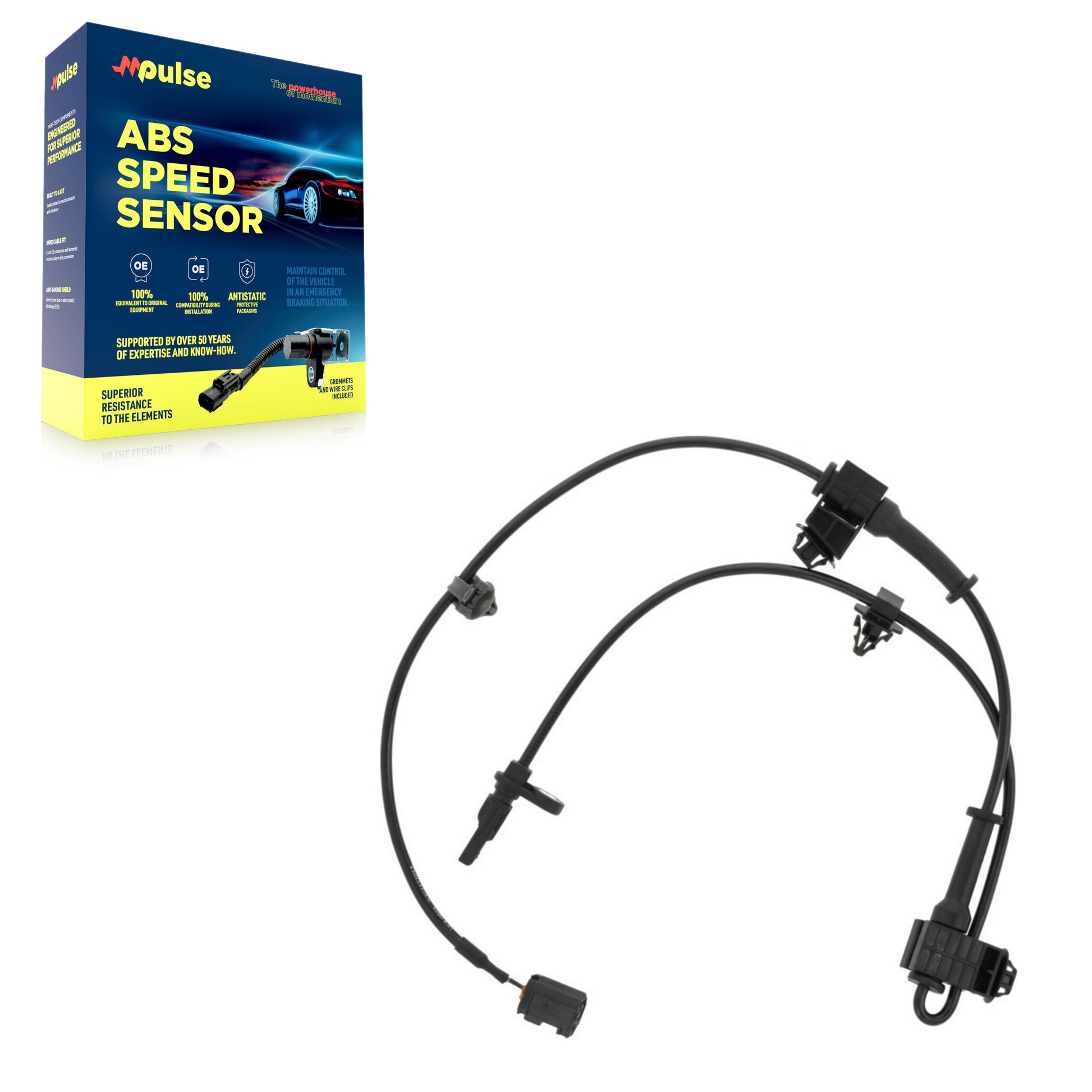 Mpulse SEN-2ABS3944 ABS Wheel Speed Sensor for 2014-2018 Mazda 3, Mazda 3 Sport - Front