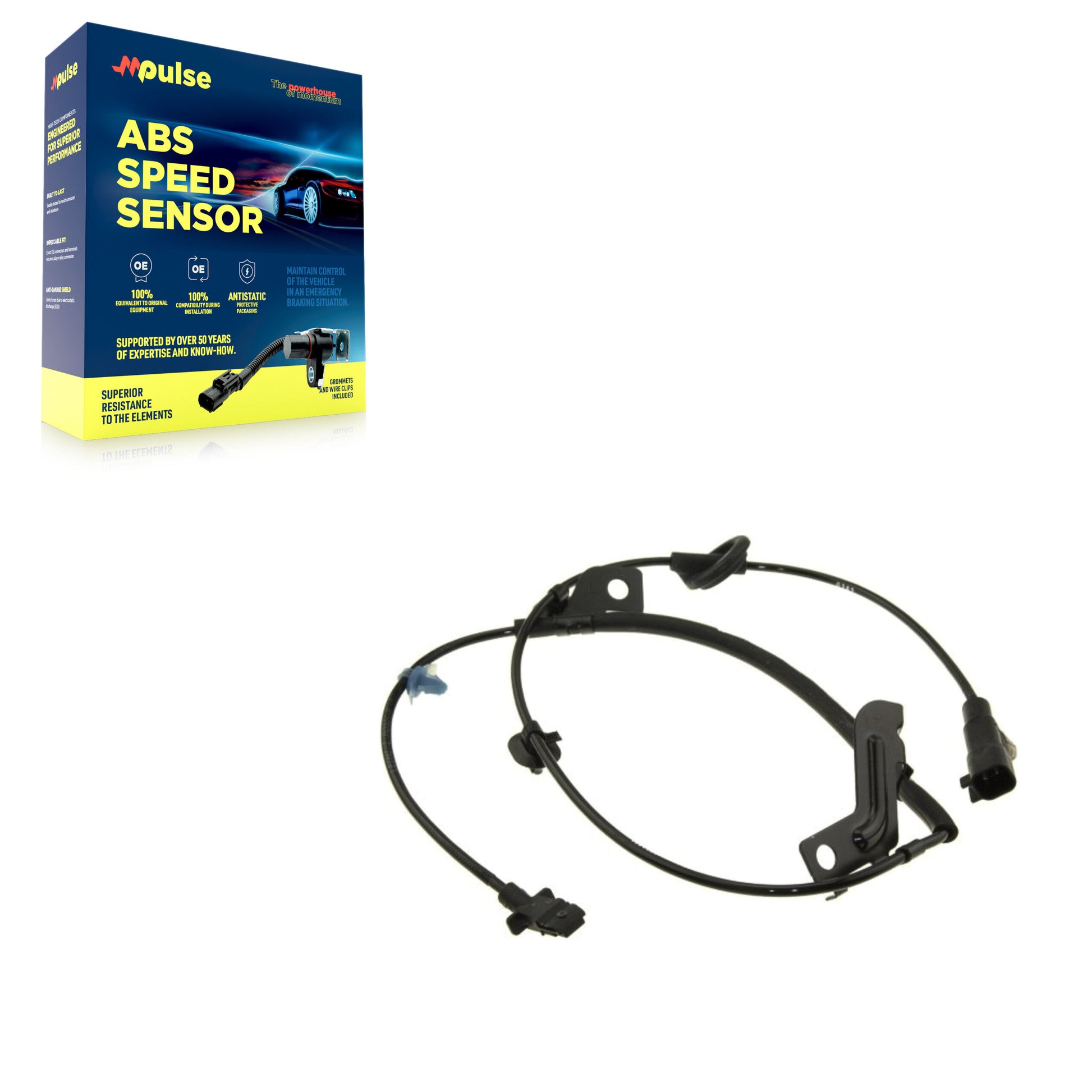Mpulse SEN-2ABS4043 ABS Wheel Speed Sensor for 2008-2017 Mitsubishi Lancer, Mitsubishi Outlander Sport, Mitsubishi RVR - Rear Left