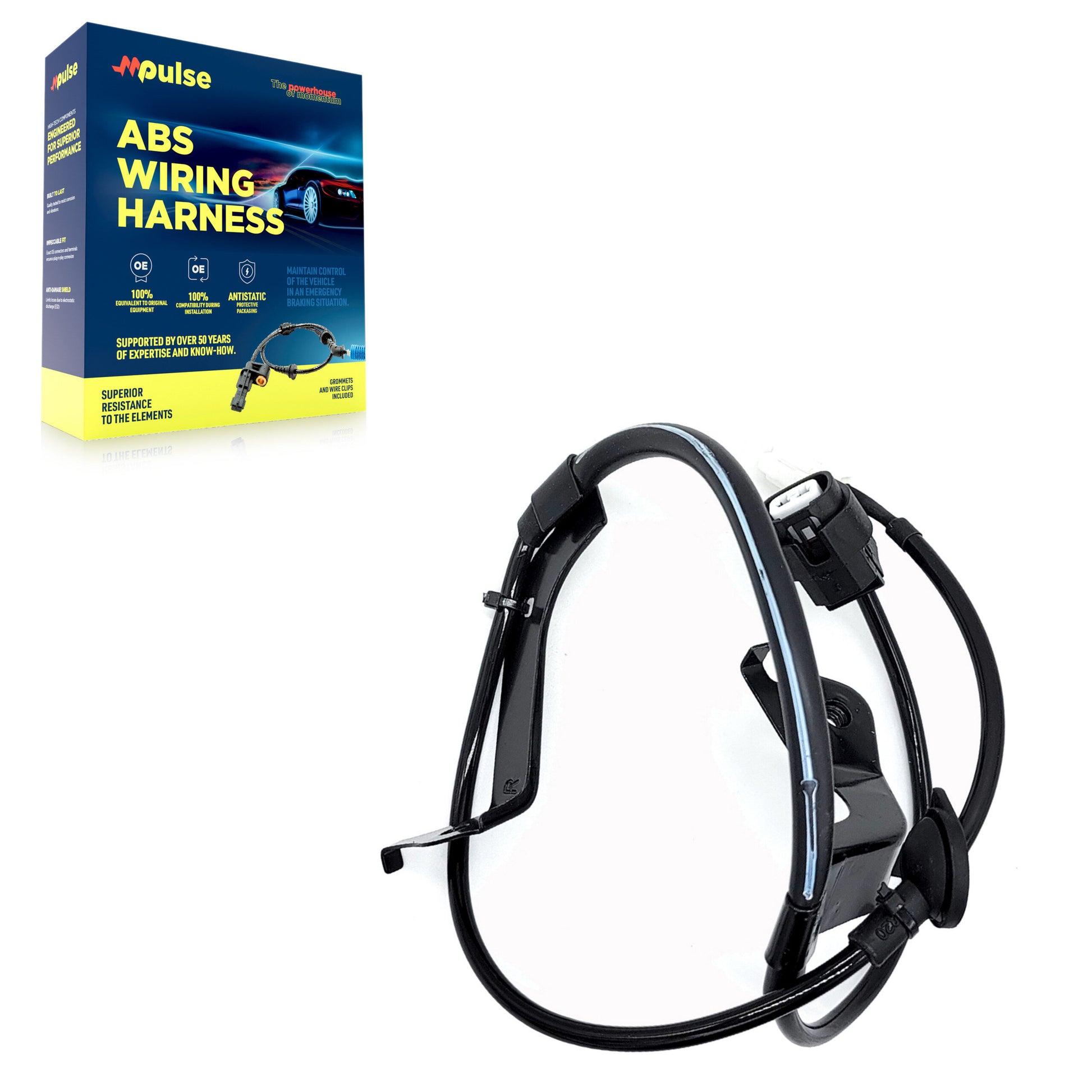 Mpulse SEN-2ABS4839 ABS Wheel Speed Sensor Wiring Harness for 2004-2010 Toyota Sienna - Rear Right