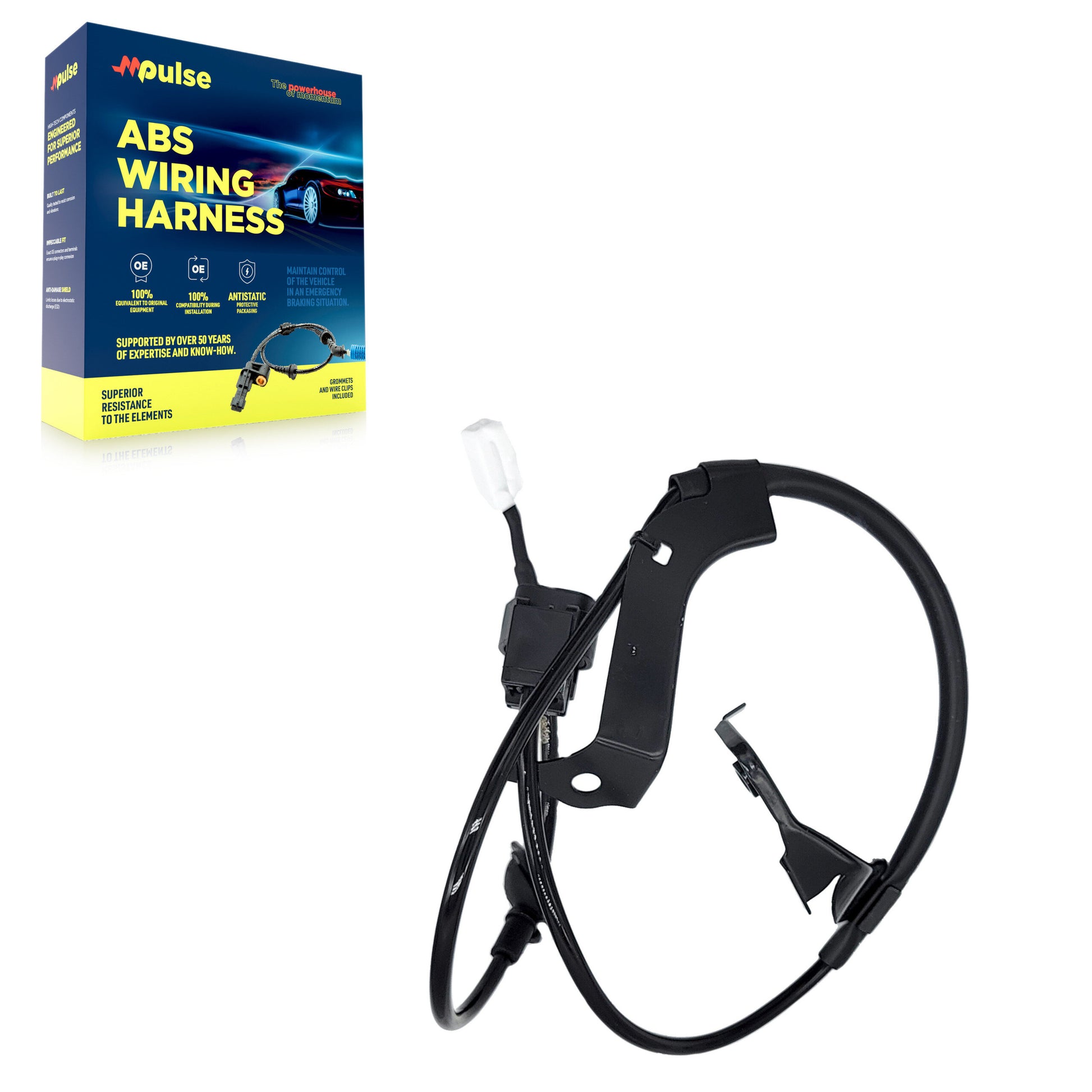 Mpulse SEN-2ABS4840 ABS Wheel Speed Sensor Wiring Harness for 2004-2010 Toyota Sienna - Rear Left