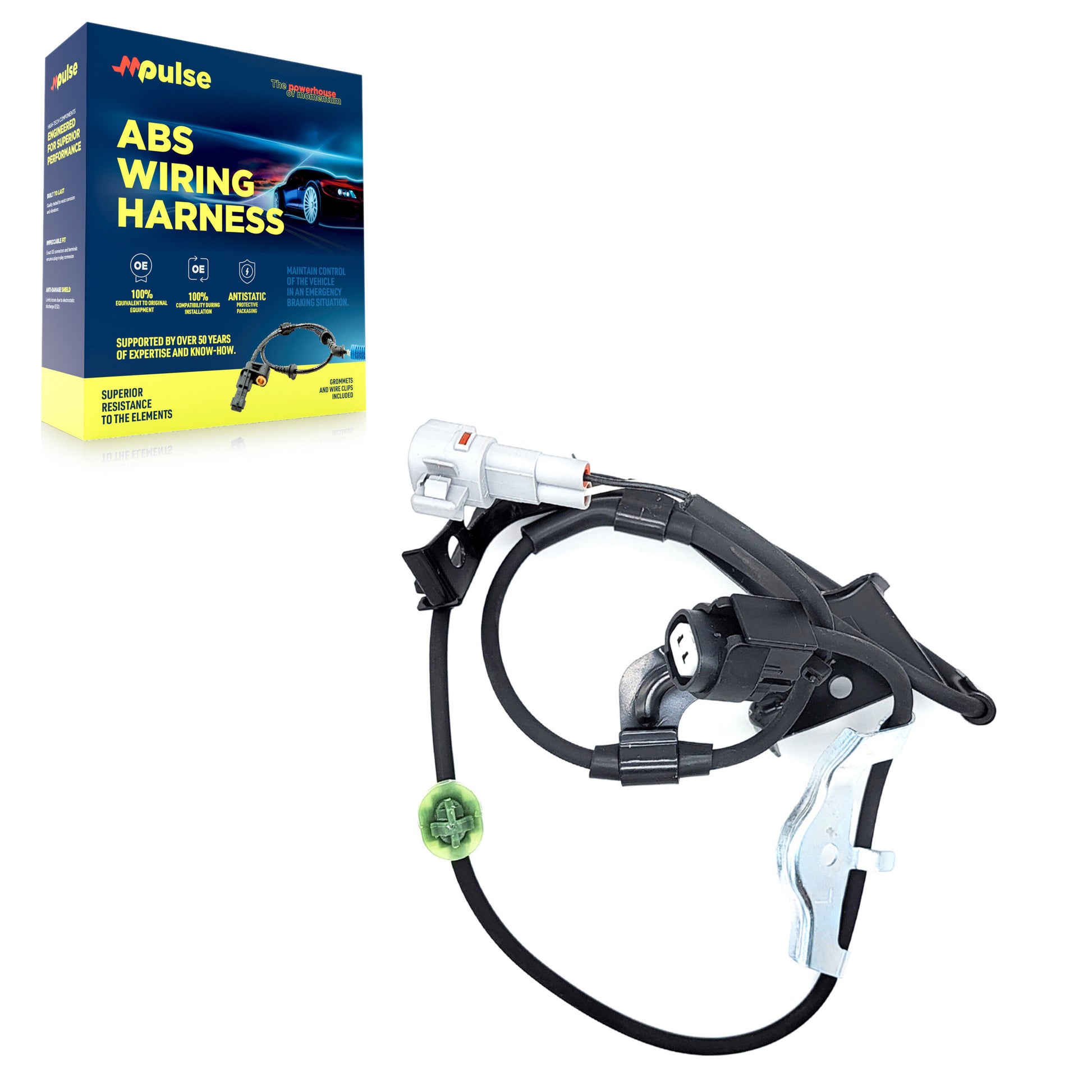 Mpulse SEN-2ABS4912 ABS Wheel Speed Sensor Wiring Harness for 2009-2021 Lexus GX460, Toyota 4Runner, Toyota FJ Cruiser - Front Left