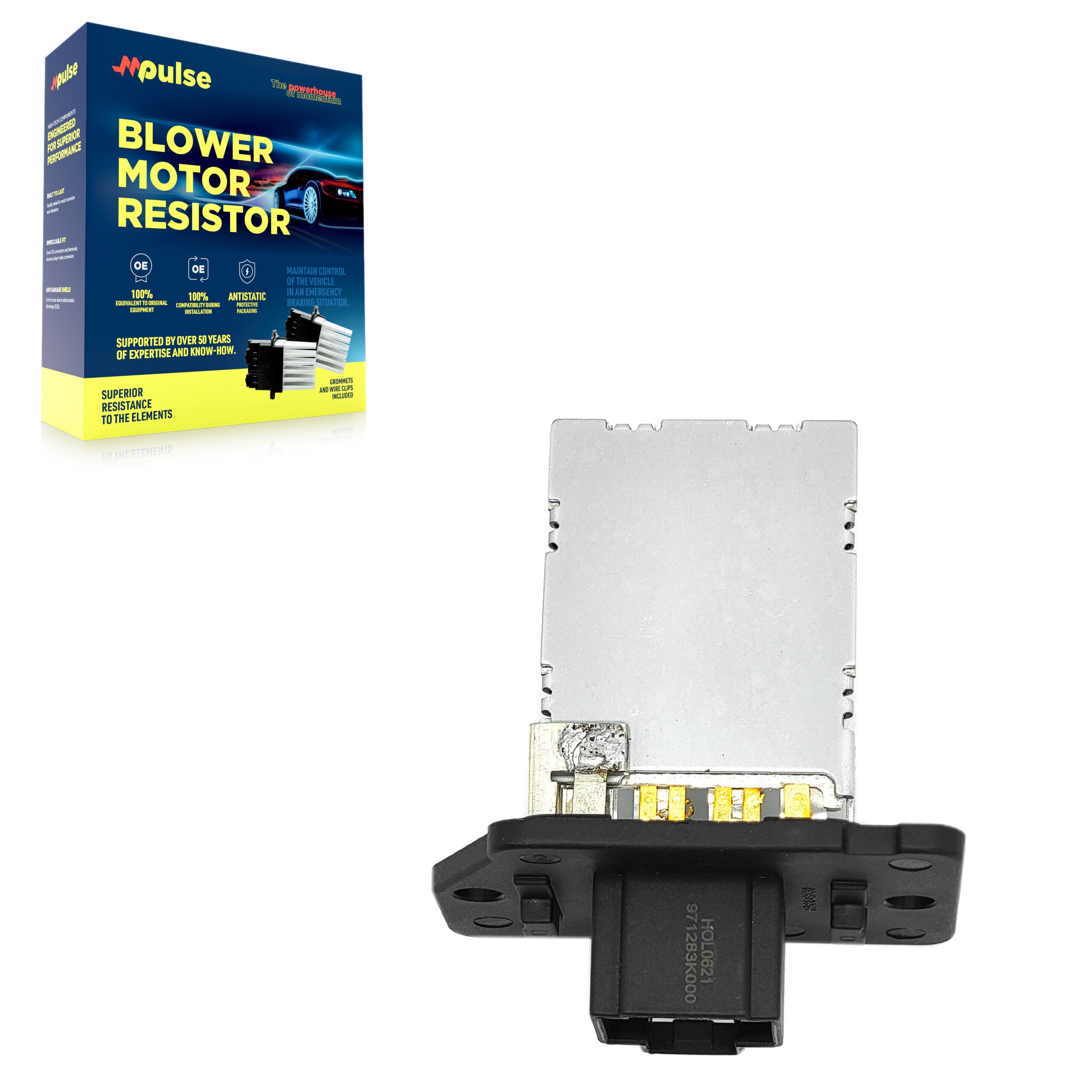 Mpulse SEN-2BMR0025 HVAC Blower Motor Resistor for 2006-2023 Hyundai Santa Fe, Kia Sorento, Hyundai Santa Fe XL - Front