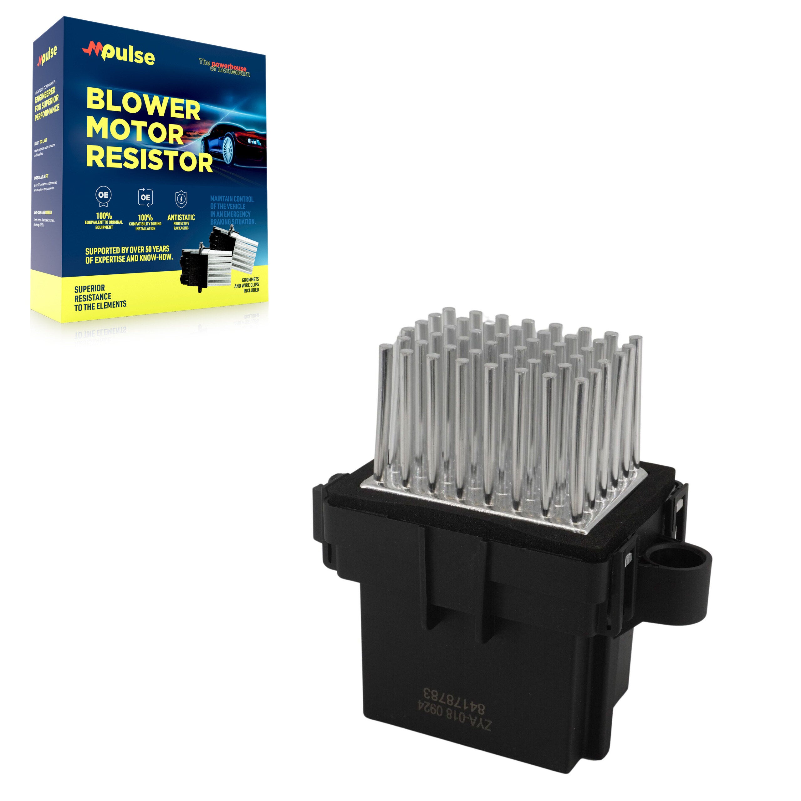 Mpulse SEN-2BMR0027 HVAC Blower Motor Resistor for 2007-2023 GMC Acadia, Cadillac Escalade, Cadillac Escalade ESV - Rear, Front