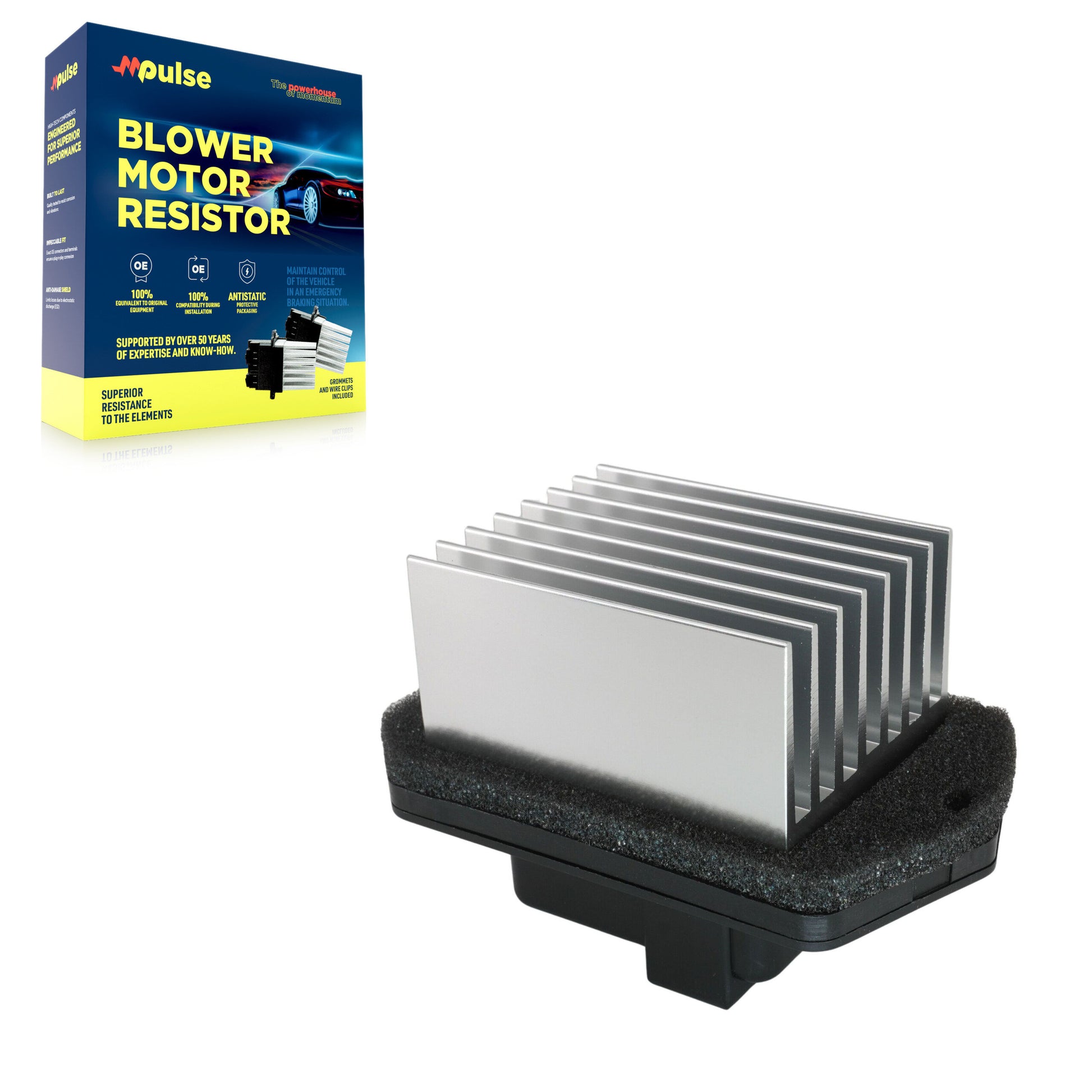 Mpulse SEN-2BMR0033 HVAC Blower Motor Resistor for 2003-2015 Honda Crosstour, Honda Civic, Honda Pilot - Front