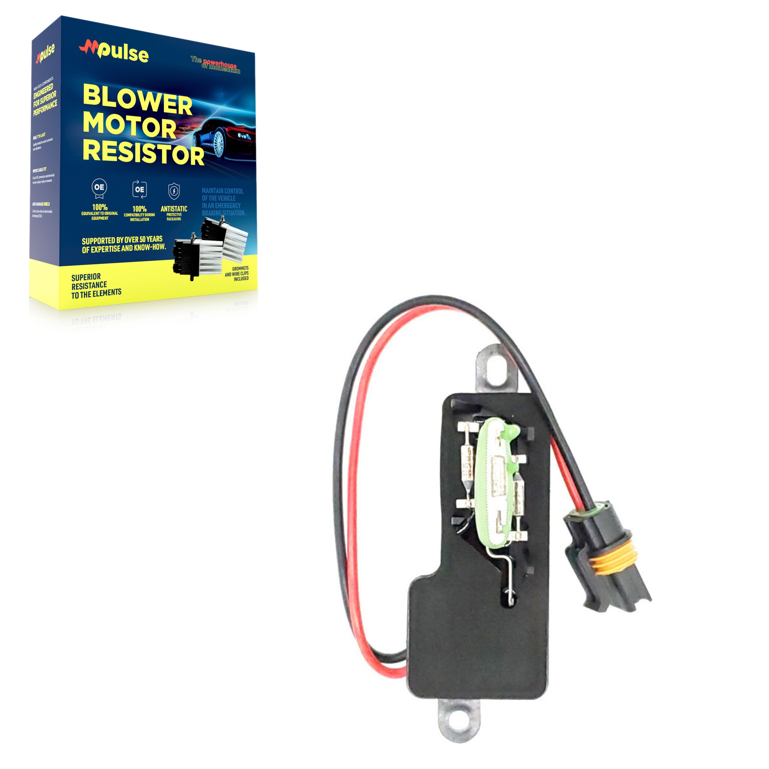 Mpulse SEN-2BMR0039 HVAC Blower Motor Resistor for 1996-2005 Chevrolet Astro, GMC Safari - Front