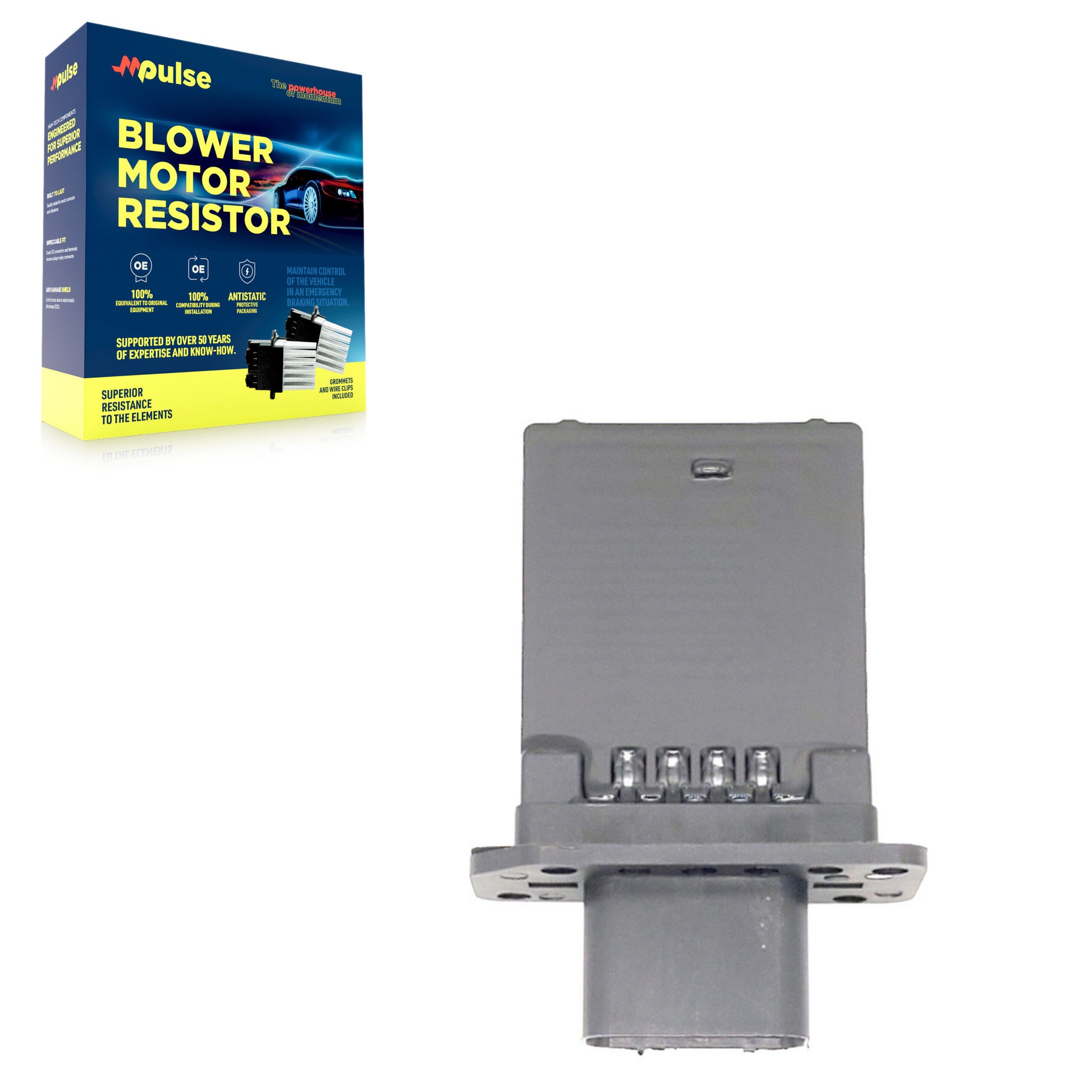Mpulse SEN-2BMR0042 HVAC Blower Motor Resistor for 2004-2021 Nissan TITAN, Suzuki Equator, Nissan Armada - Front, Rear