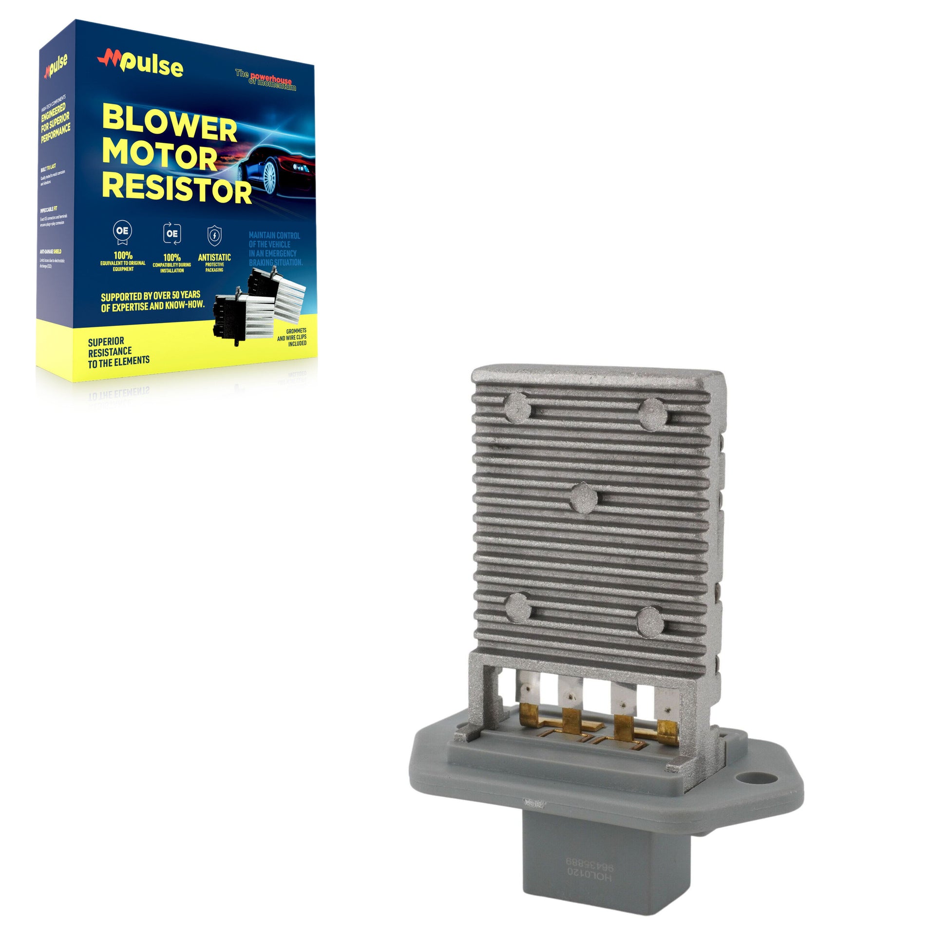 Mpulse SEN-2BMR0160 HVAC Blower Motor Resistor for 2004-2014 Pontiac G3 Wave, Pontiac G3, Chevrolet Aveo5 - N/A