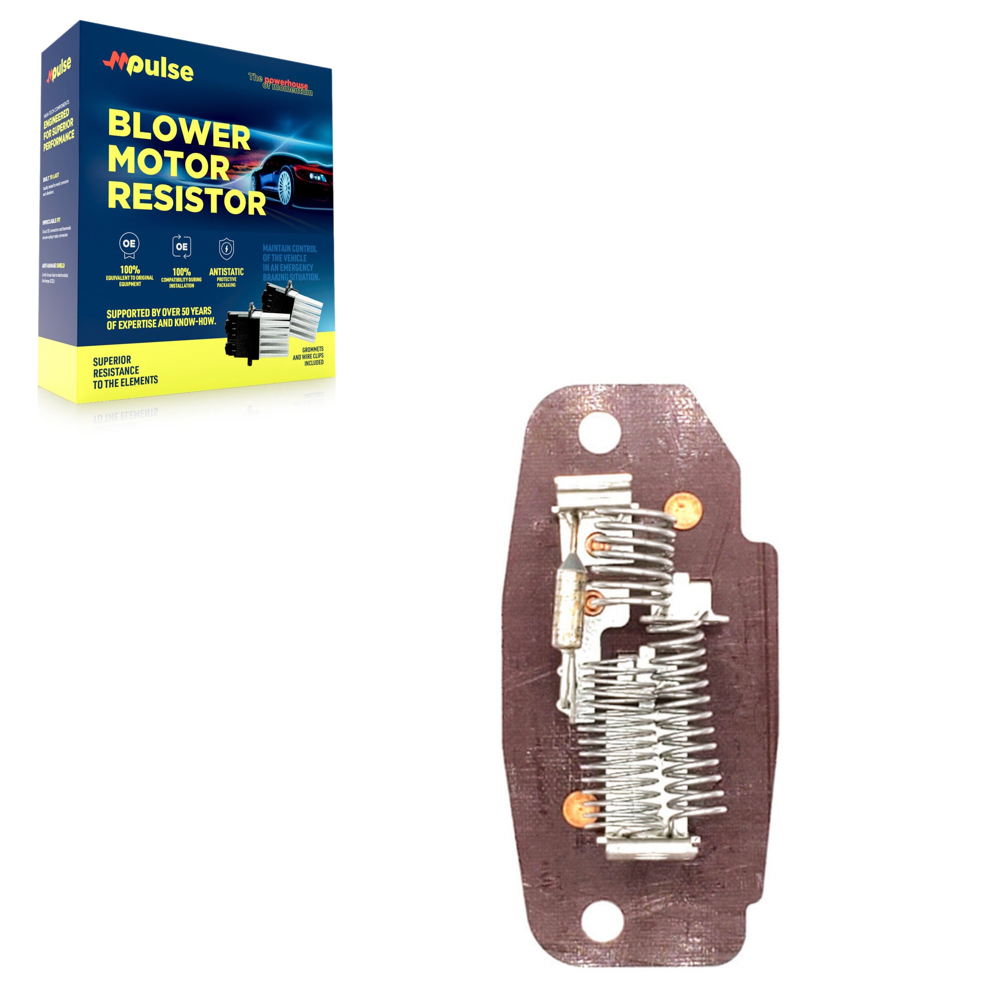 Mpulse SEN-2BMR0284 HVAC Blower Motor Resistor for 1983-2019 Ford E-350 Super Duty, Ford Econoline Van, Ford Econoline Wagon - Rear, Front