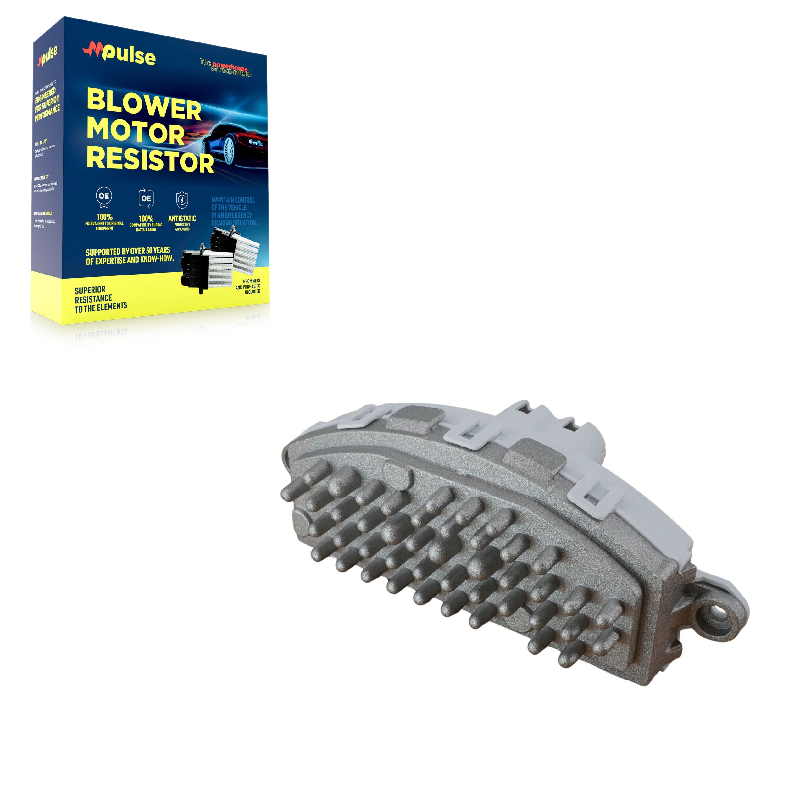 Mpulse SEN-2BMR0343 HVAC Blower Motor Resistor for 2012-2021 BMW i8, BMW X6, BMW 230i - Front