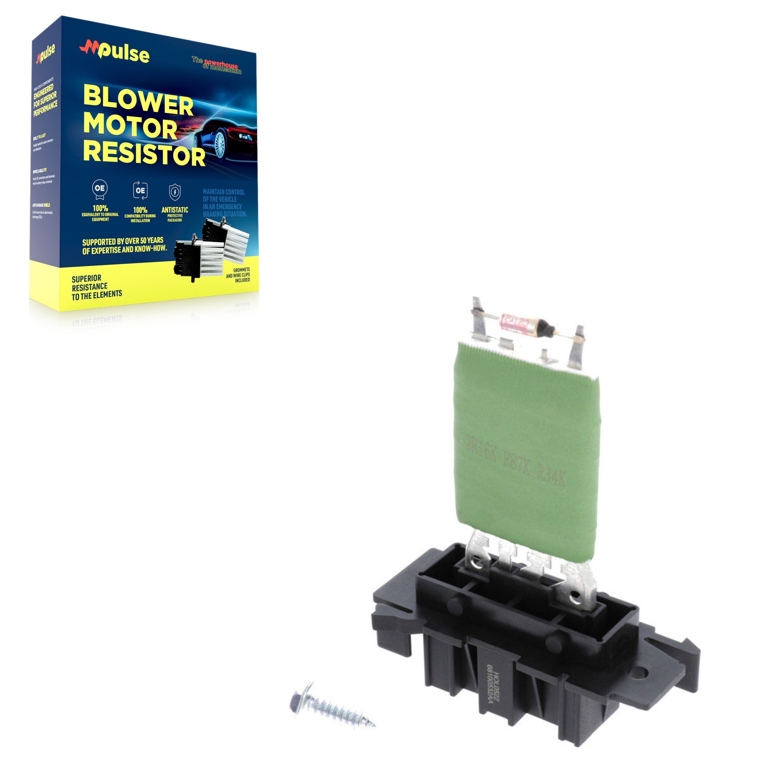 Mpulse SEN-2BMR0367 HVAC Blower Motor Resistor for 2015-2020 Ram ProMaster City - N/A