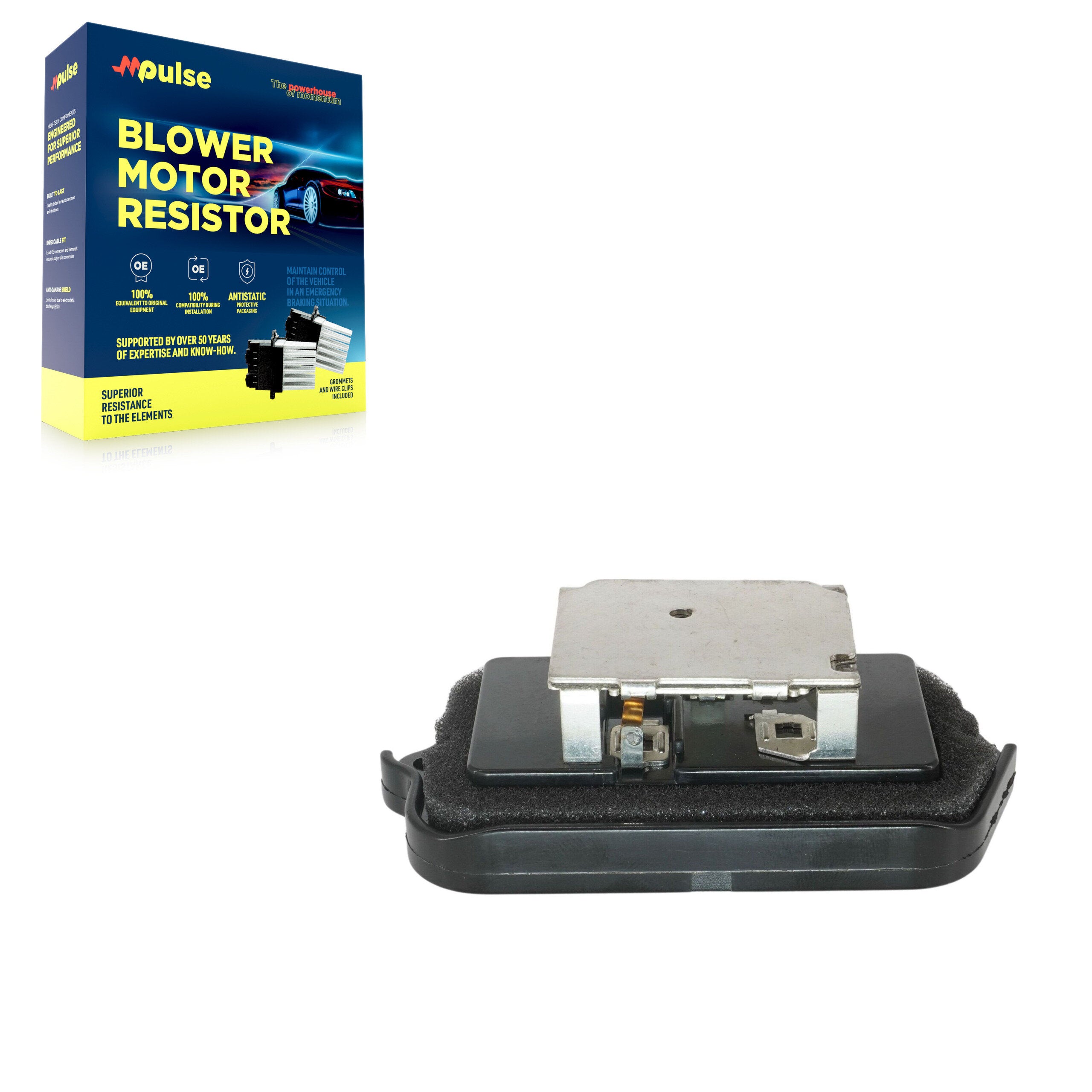 Mpulse SEN-2BMR0442 HVAC Blower Motor Resistor for 1996-2004 Honda Odyssey, Isuzu Oasis - Rear, Front