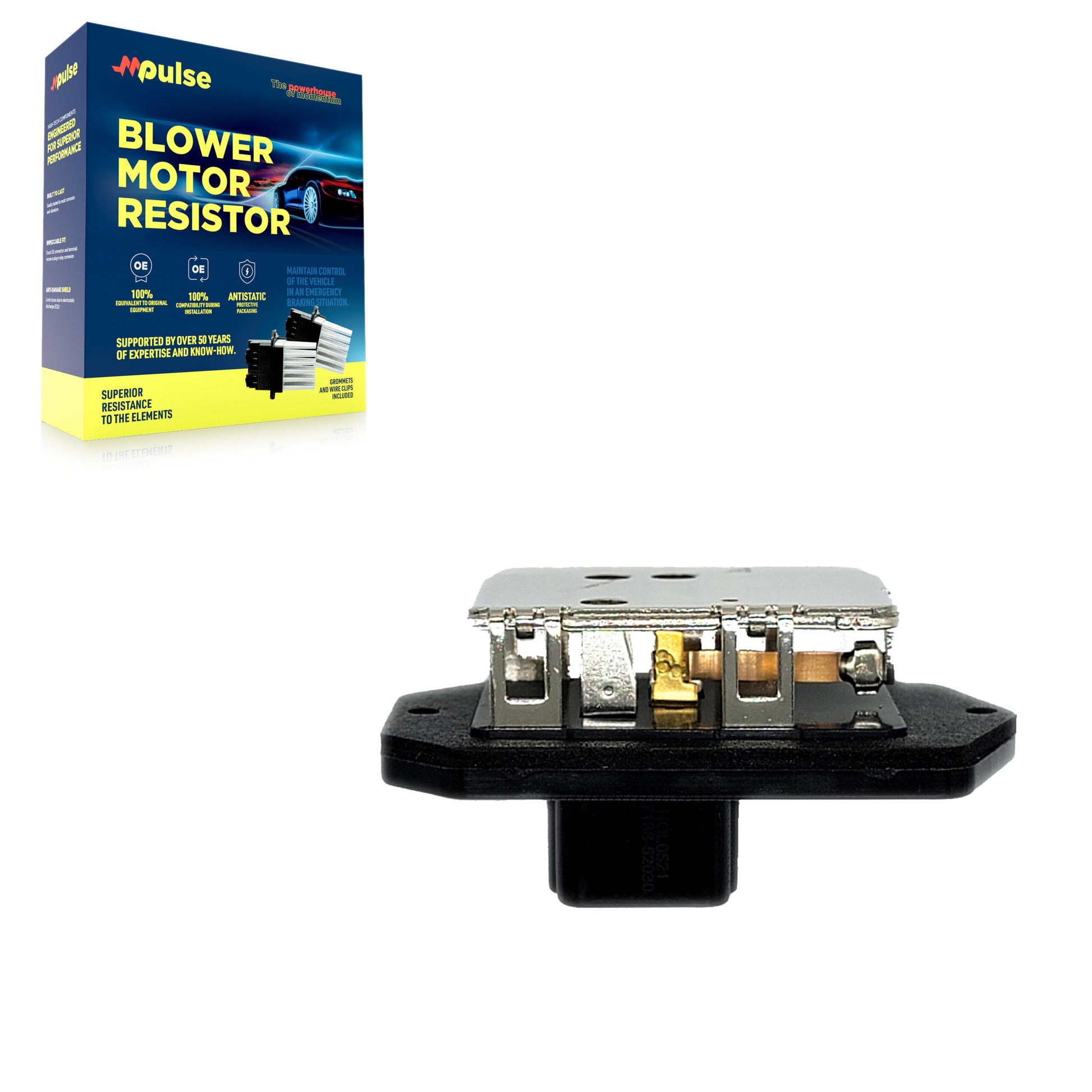 Mpulse SEN-2BMR0499 HVAC Blower Motor Resistor for 2000-2006 Toyota Camry, Toyota Sienna, Toyota Solara - Rear