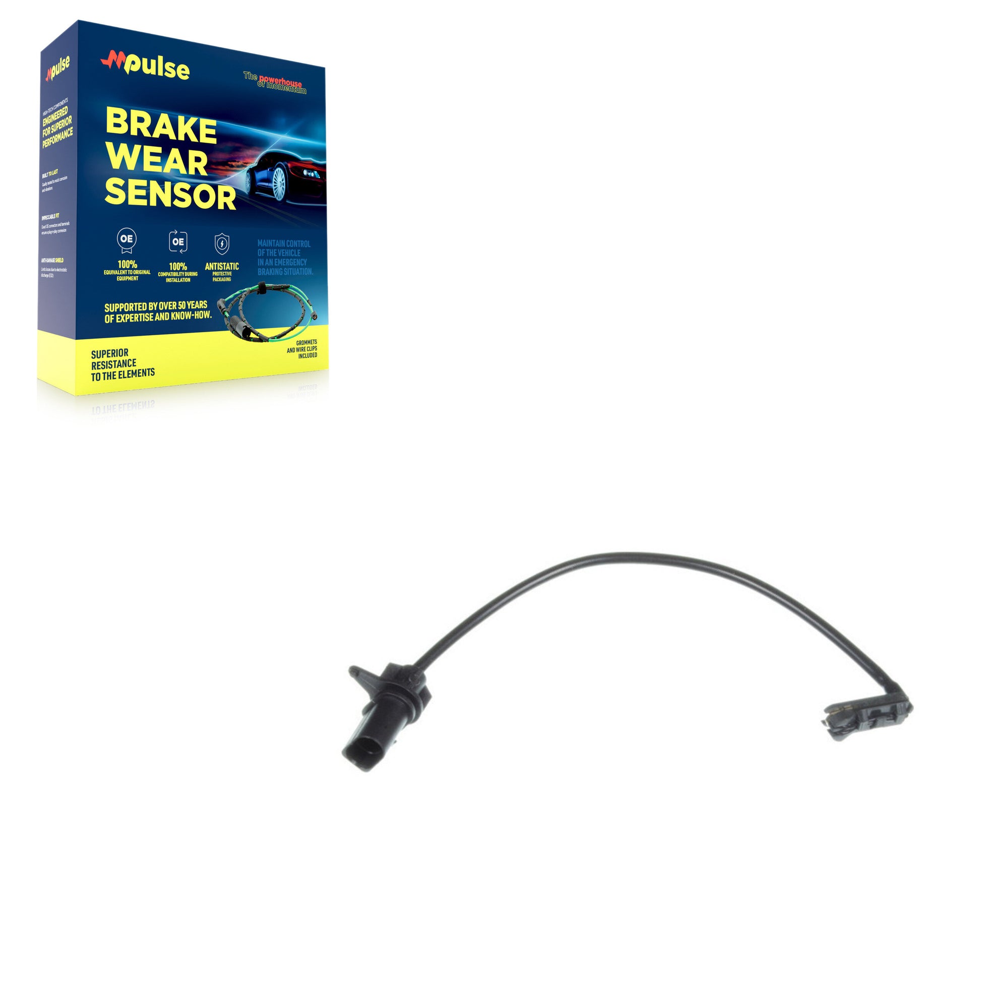 Mpulse SEN-2BWS0015 Disc Brake Pad Wear Sensor for 2011-2018 Audi S8, Audi A7, Audi S6 - Front