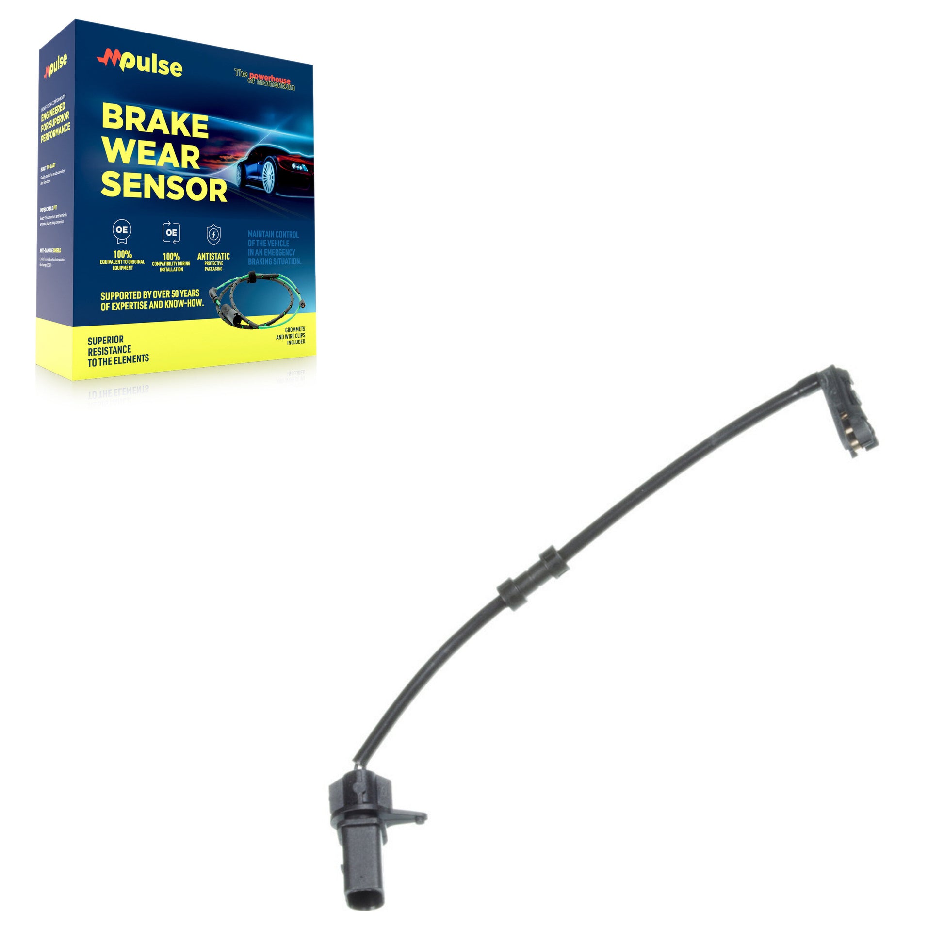 Mpulse SEN-2BWS0023 Disc Brake Pad Wear Sensor for 2010-2017 Audi A8 Quattro, Audi S8 - Rear