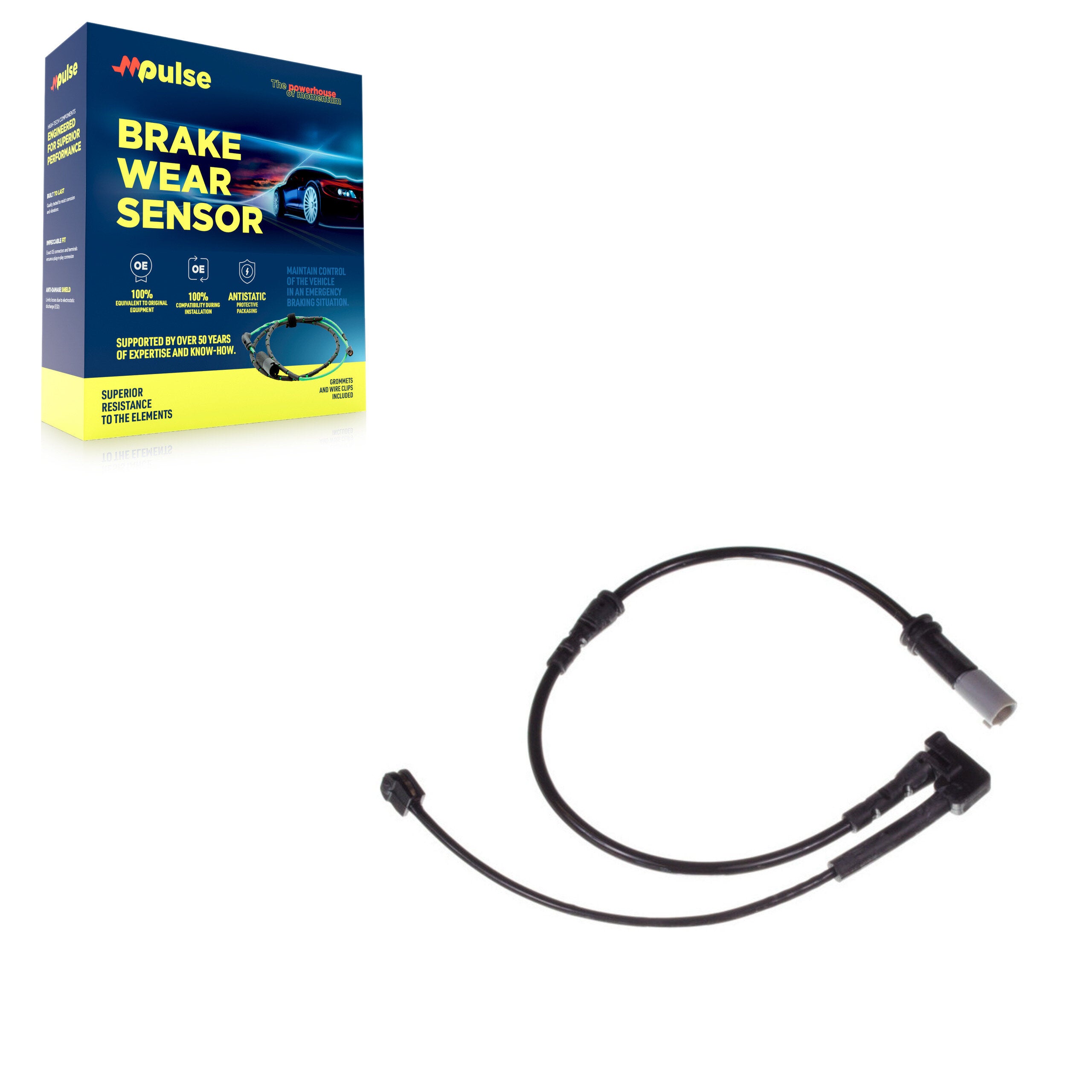 Mpulse SEN-2BWS0031 Disc Brake Pad Wear Sensor for 2015-2024 Mini Cooper - Front