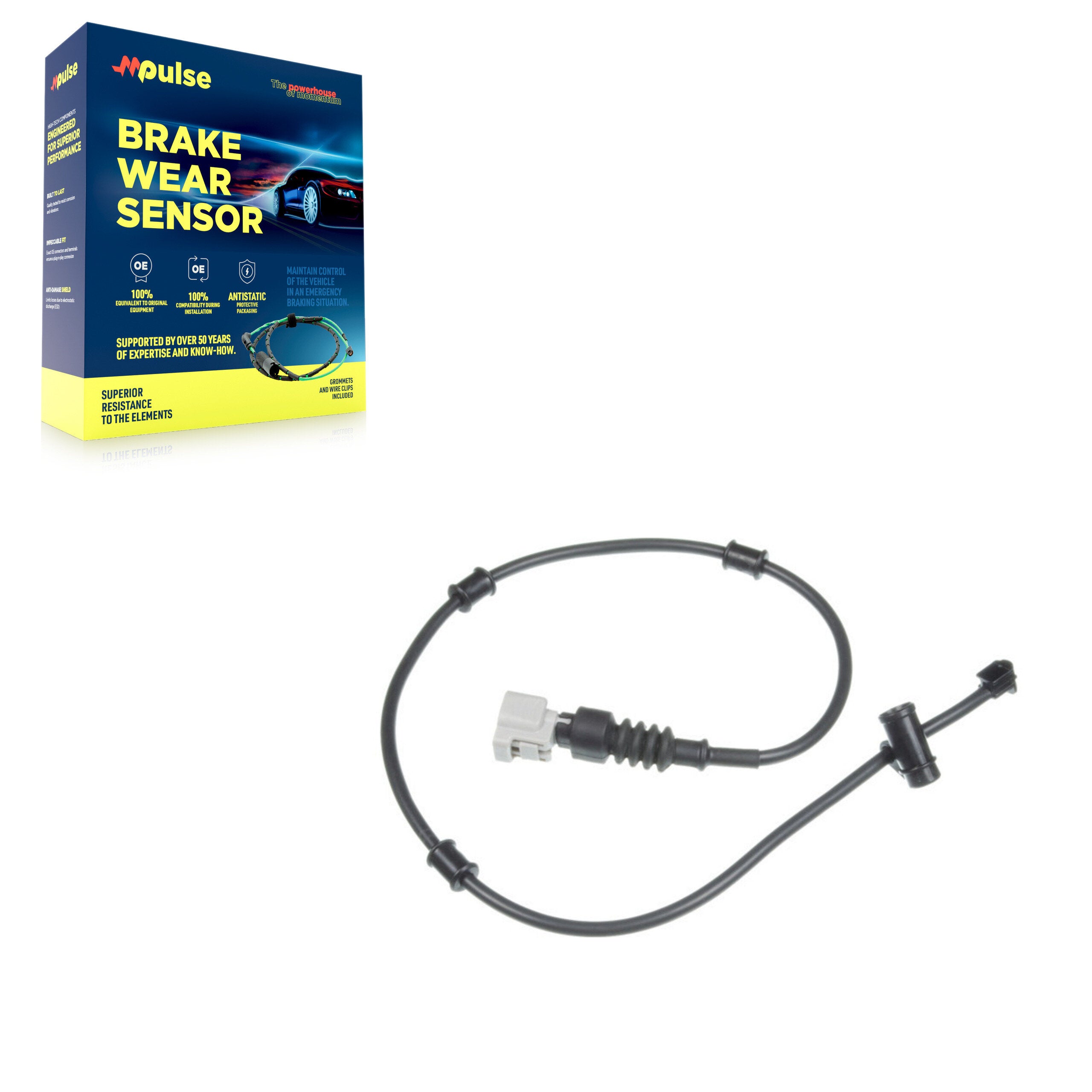 Mpulse SEN-2BWS0046 Disc Brake Pad Wear Sensor for 2007-2017 Lexus LS460, Lexus LS600h - Rear Right