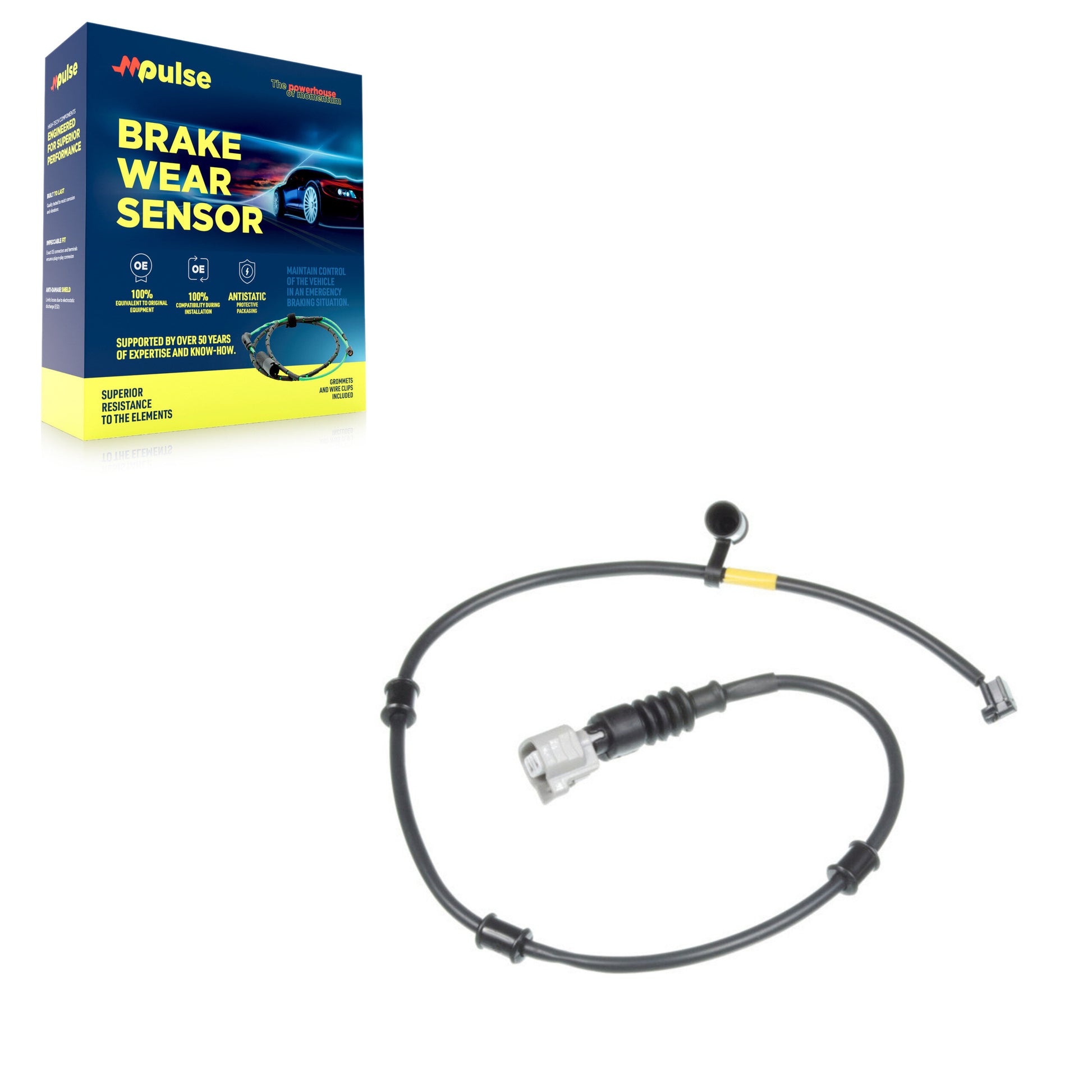 Mpulse SEN-2BWS0052 Disc Brake Pad Wear Sensor for 2009-2017 Lexus LS460, Lexus LS600h - Rear Left