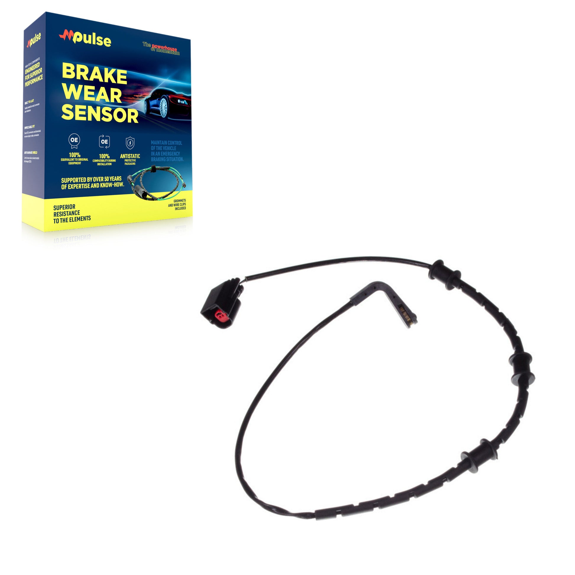 Mpulse SEN-2BWS0055 Disc Brake Pad Wear Sensor for 2014-2024 Jaguar F-Type - Rear