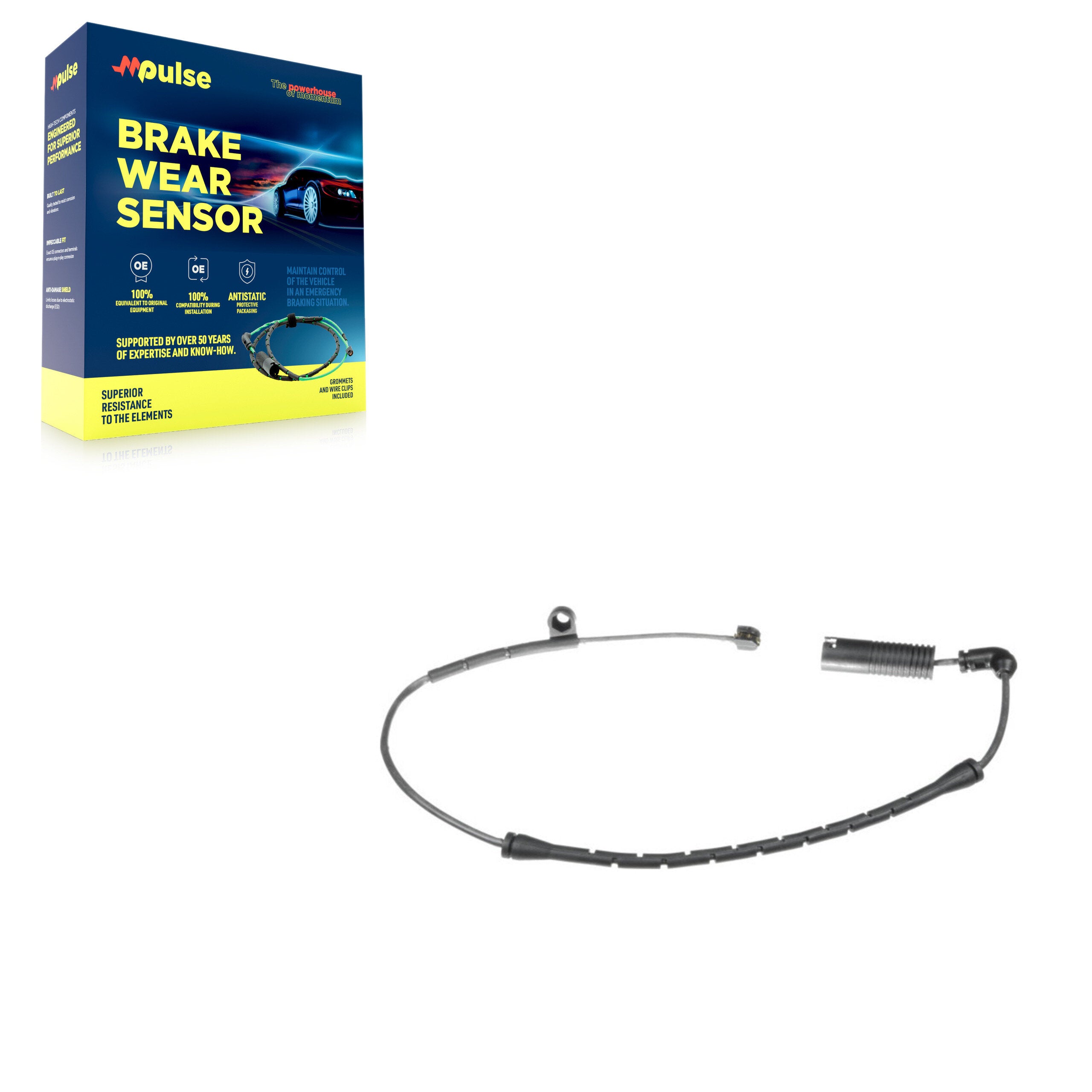 Mpulse SEN-2BWS0104 Disc Brake Pad Wear Sensor for 1997-2008 BMW Z4, BMW 320i, BMW 323i - Front