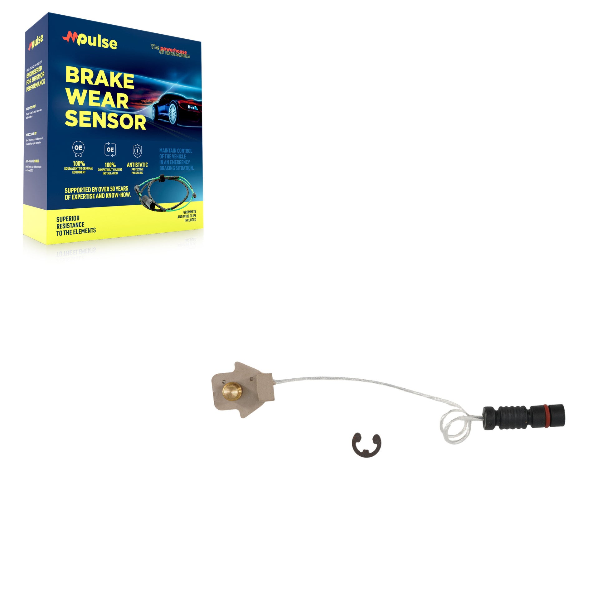Mpulse SEN-2BWS0106 Disc Brake Pad Wear Sensor for 1998-2005 Mercedes-Benz ML320, Mercedes-Benz ML350, Mercedes-Benz ML500 - Front, Rear