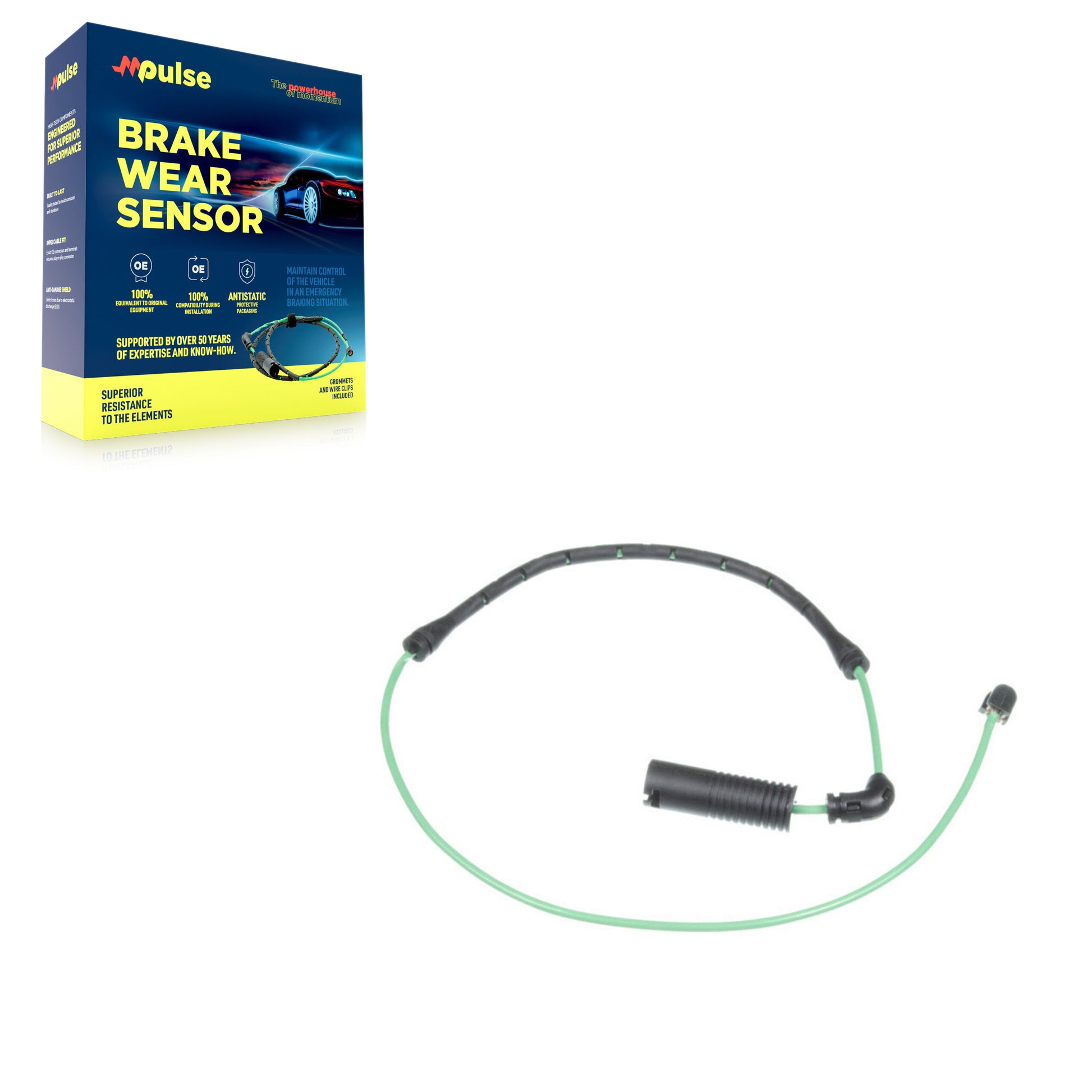 Mpulse SEN-2BWS0123 Disc Brake Pad Wear Sensor for 2001-2006 BMW Z4, BMW 325xi, BMW 330Ci - Front