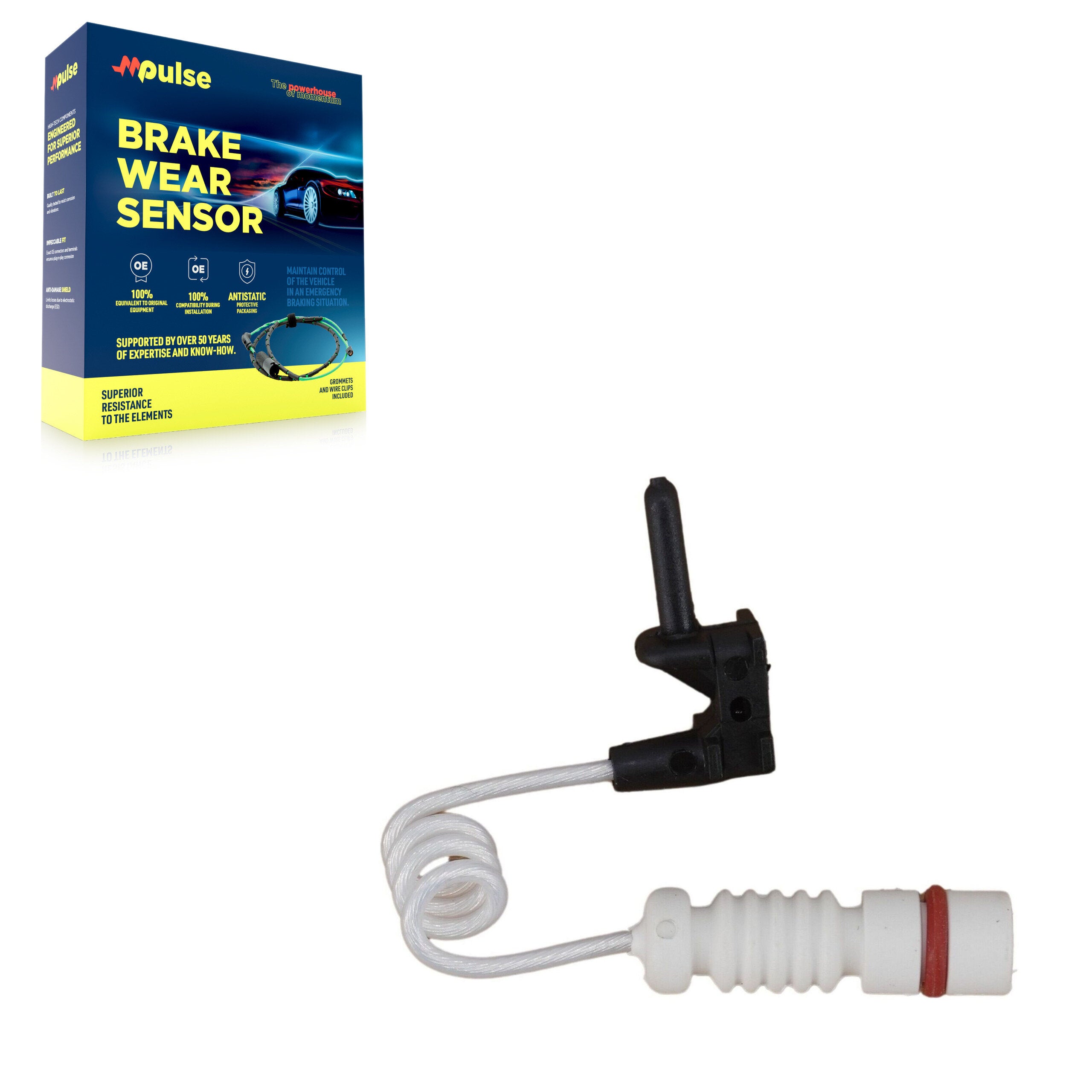 Mpulse SEN-2BWS0128 Disc Brake Pad Wear Sensor for 2000-2018 Mercedes-Benz G550, Mercedes-Benz G63 AMG, Mercedes-Benz G55 AMG - Front, Rear