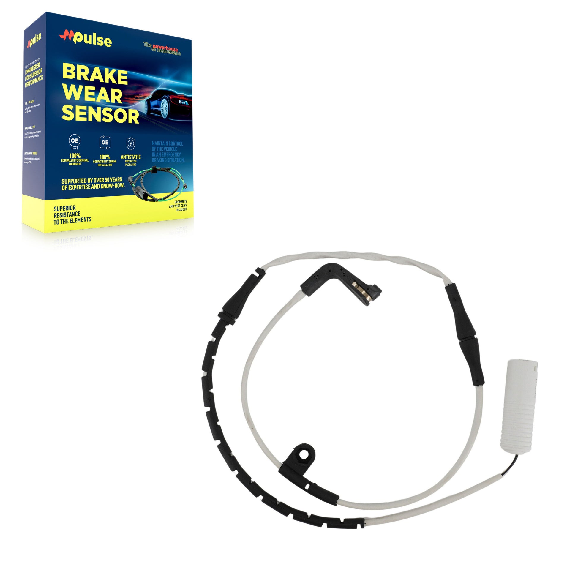 Mpulse SEN-2BWS0134 Disc Brake Pad Wear Sensor for 2002-2008 BMW Alpina B7, BMW 750i, BMW 750Li - Rear