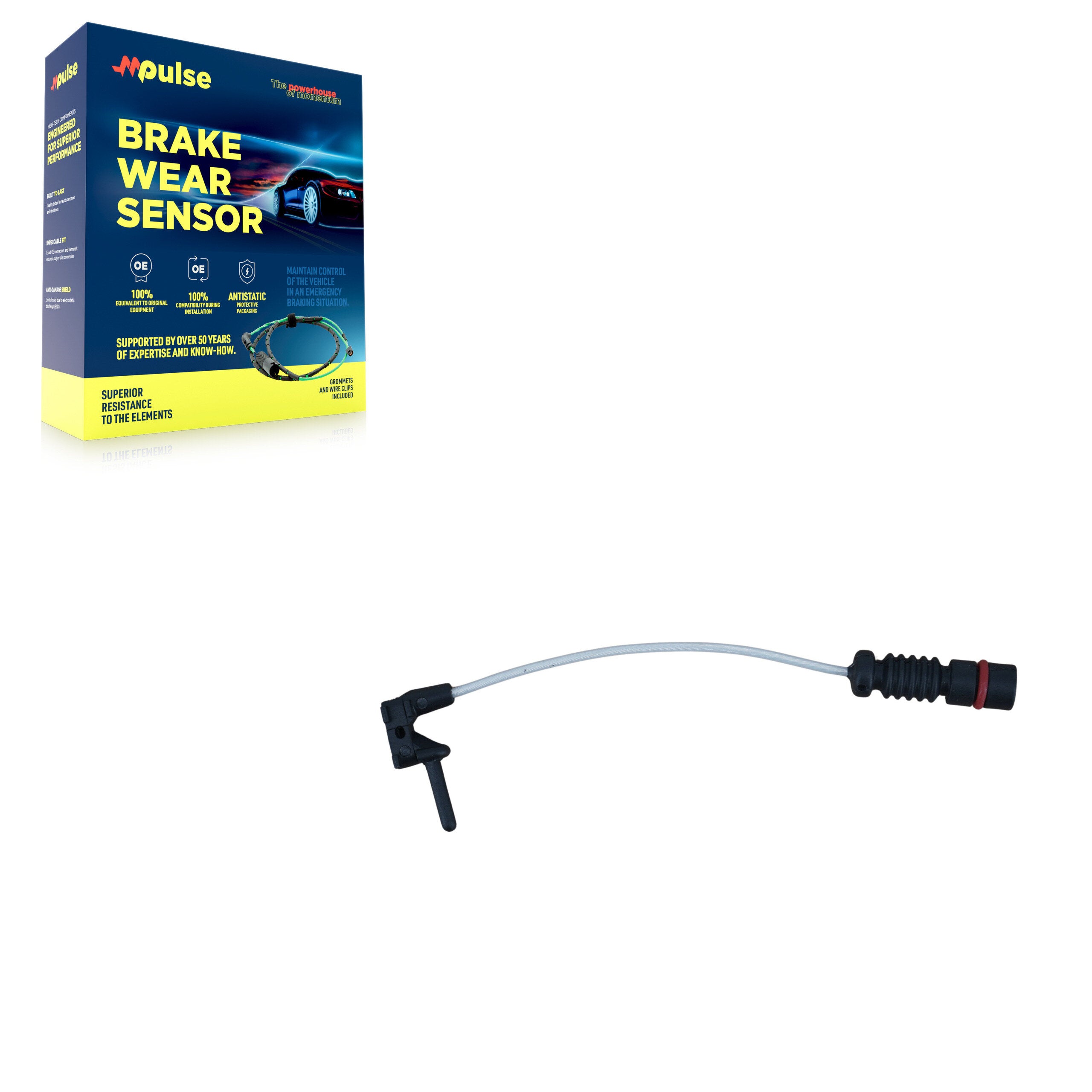 Mpulse SEN-2BWS0144 Disc Brake Pad Wear Sensor for 2000-2018 Mercedes-Benz G550, Mercedes-Benz G63 AMG, Mercedes-Benz G55 AMG - Front, Rear